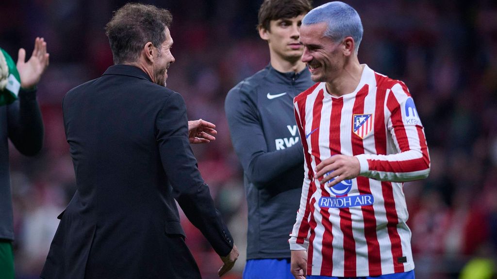El Simeone más sentimental despide a Antoine Griezmann profesional y personalmente