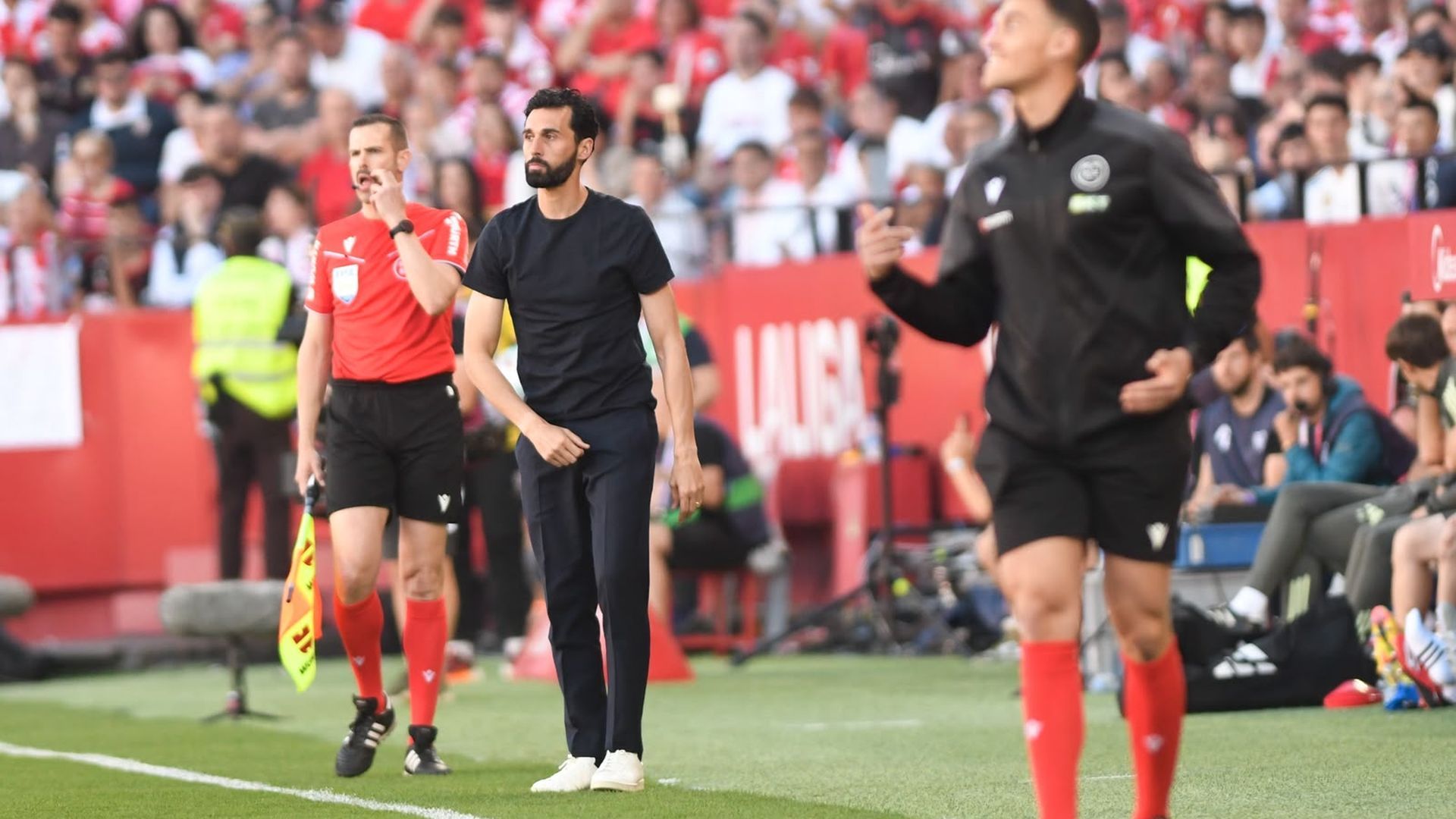 Álvaro Arbeloa, en el Sevilla-Real Madrid
