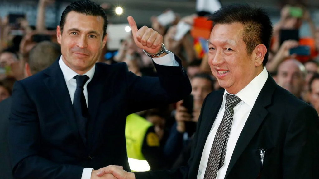 Así dio Mestalla la bienvenida a Peter Lim frente al Elche en 2014