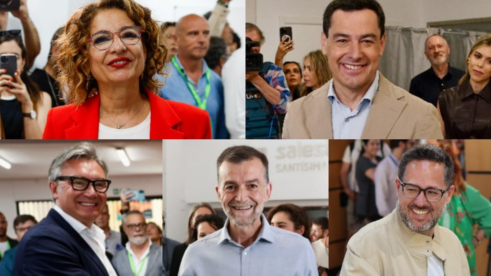 Candidatos a las elecciones de Andalucía 2026