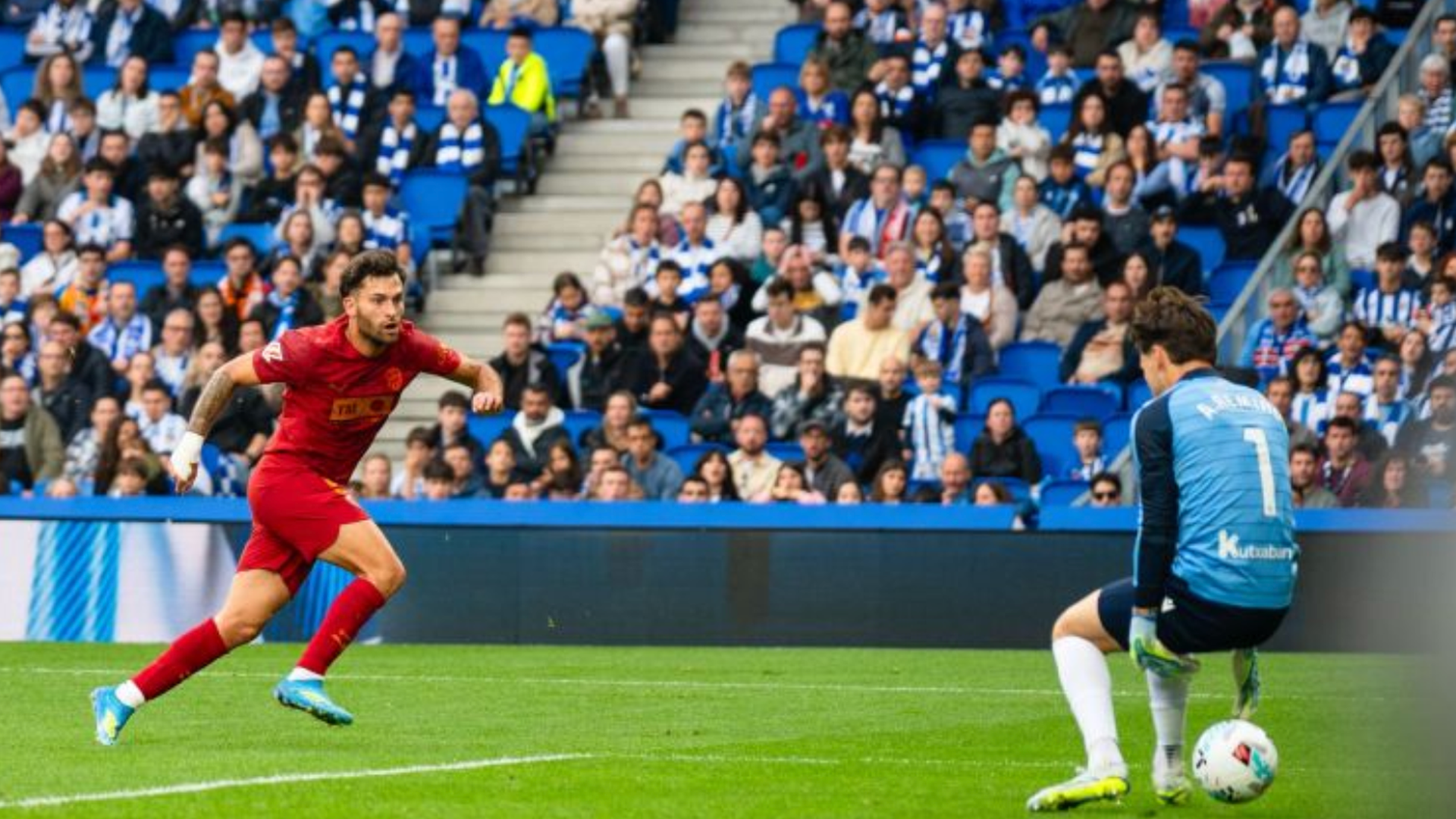 Gol de Hugo Duro en Anoeta