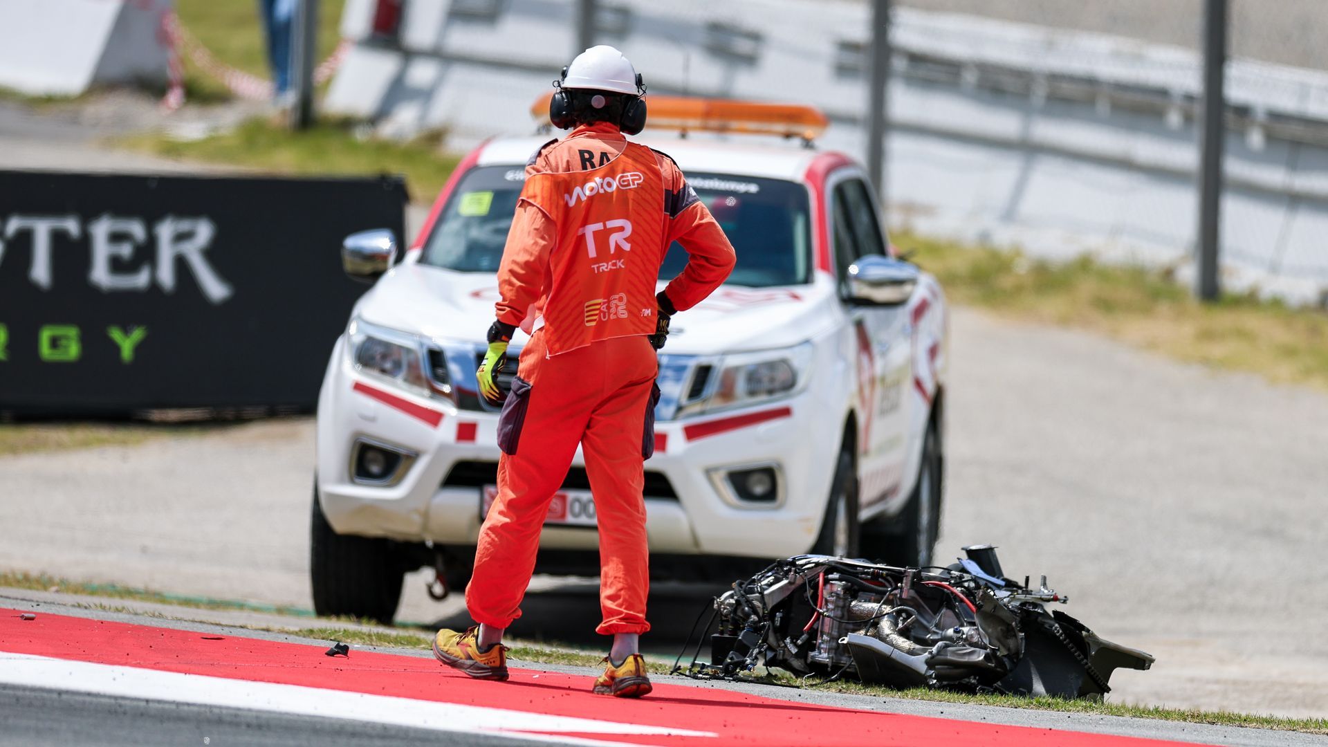 Imágenes del accidente de Álex Márquez
