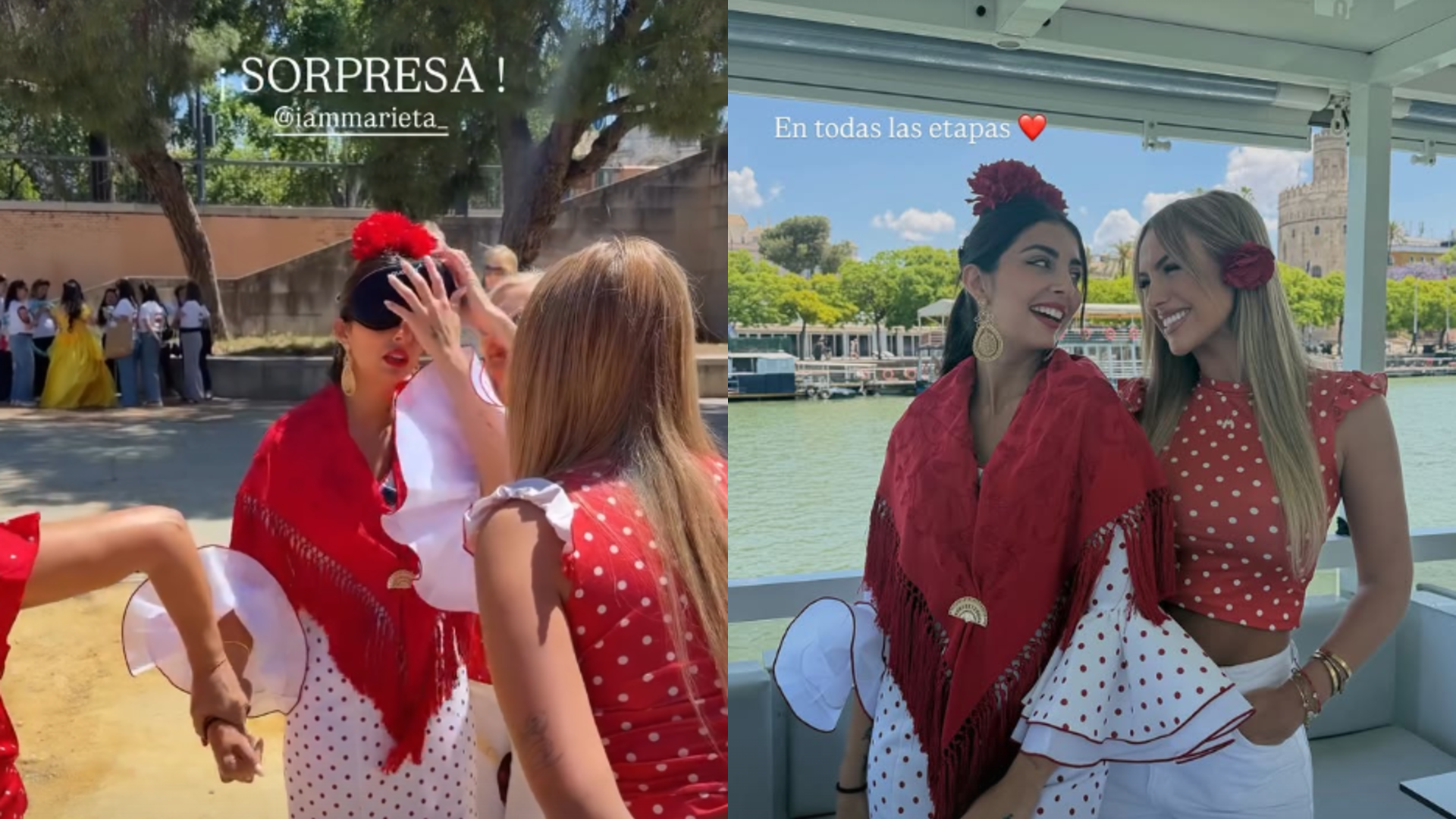María Brun sorprende a Marieta en su despedida de soltera