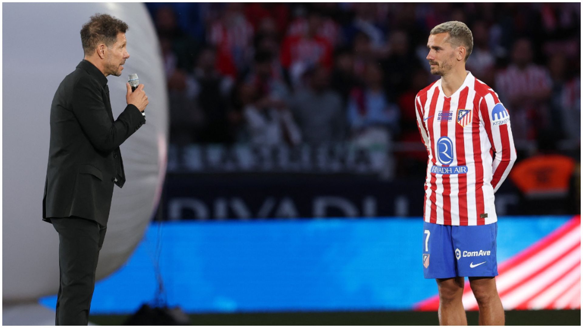 Simeone y sus palabras en la despedida a Antoine Griezmann