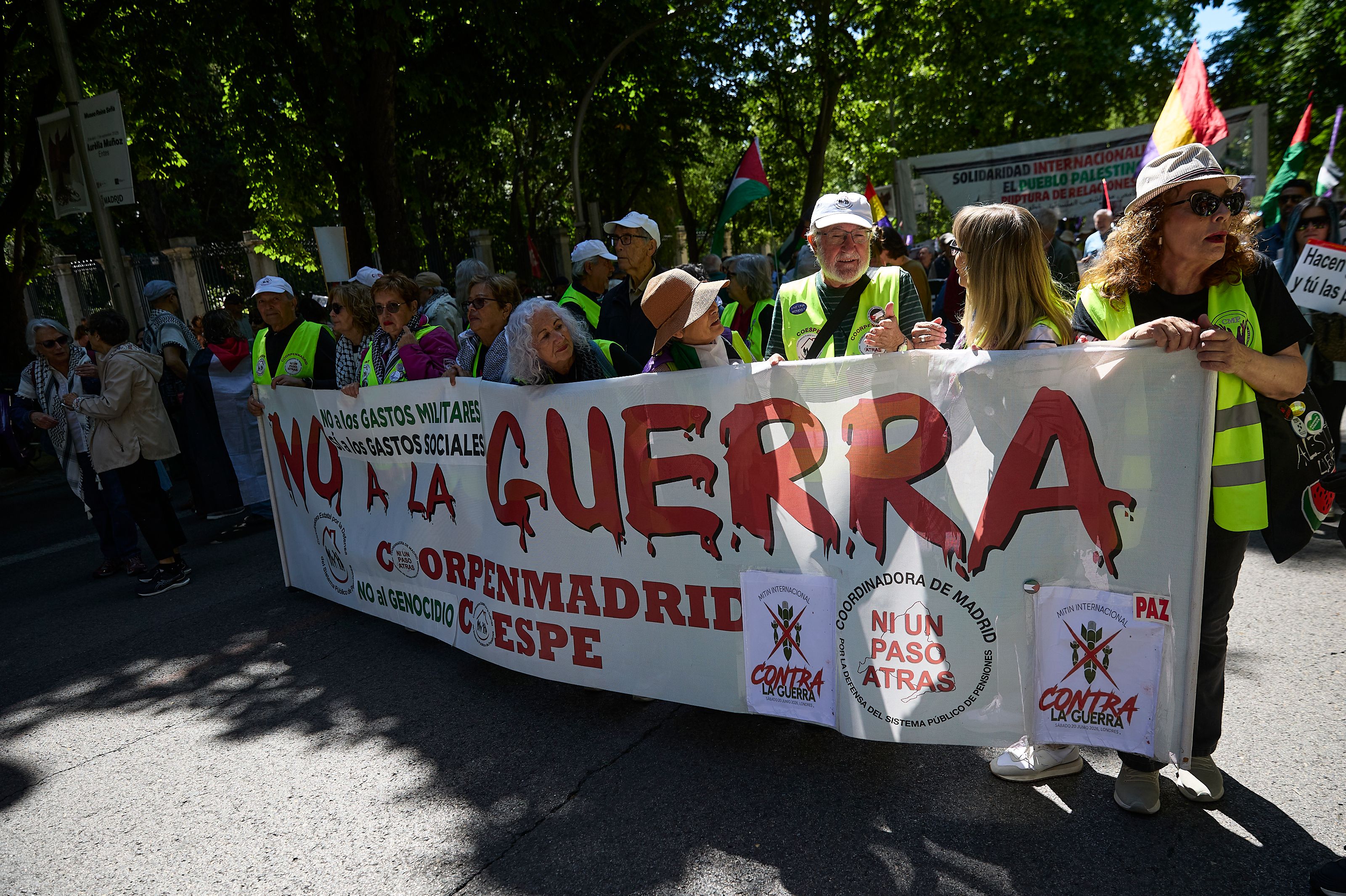 Una de las pancartas que se han visto en la movilización