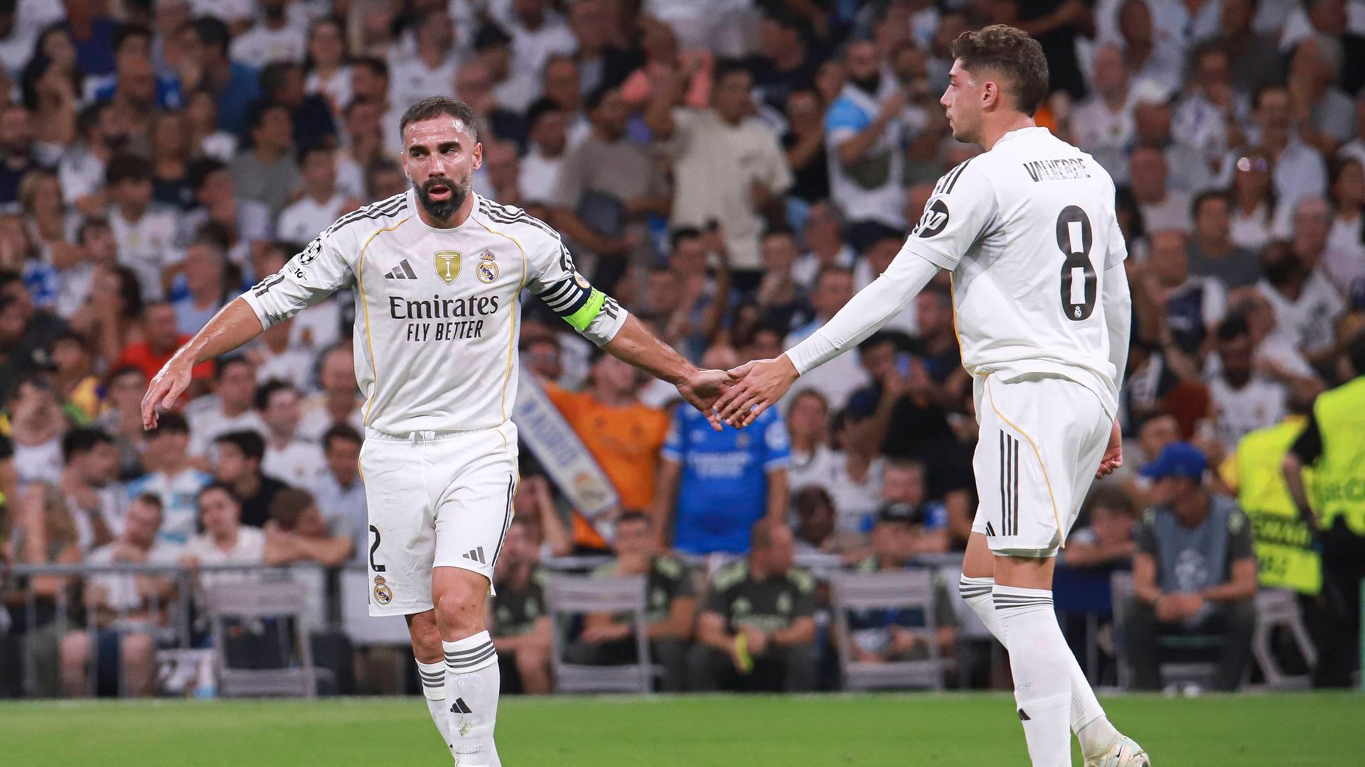 Carvajal junto a Valverde