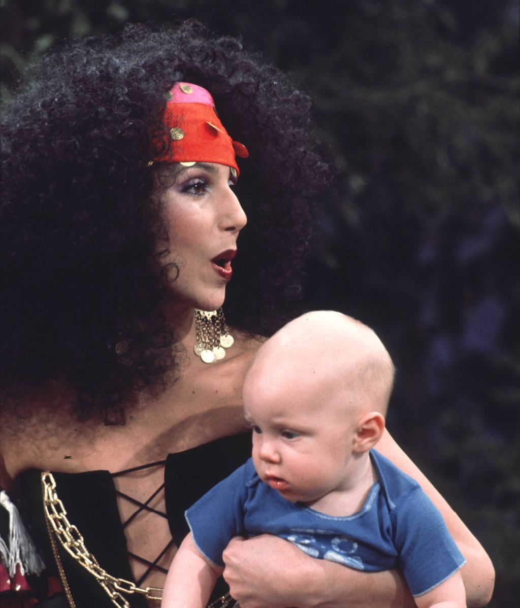 Cher y su hijo Elijah Blue Allman