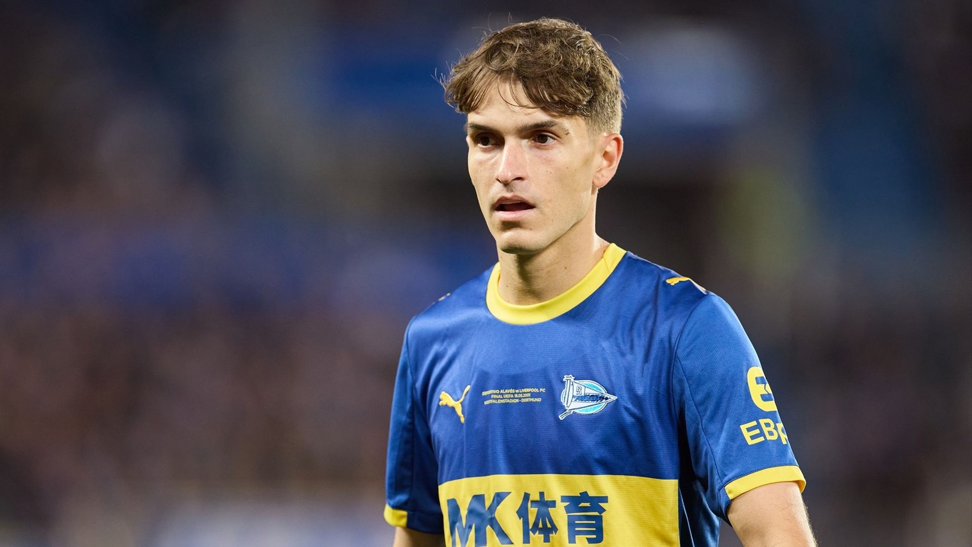 Denis Suárez durante un partido del Deportivo Alavés esta temporada Denis Suárez durante un partido del Deportivo Alavés esta temporada
