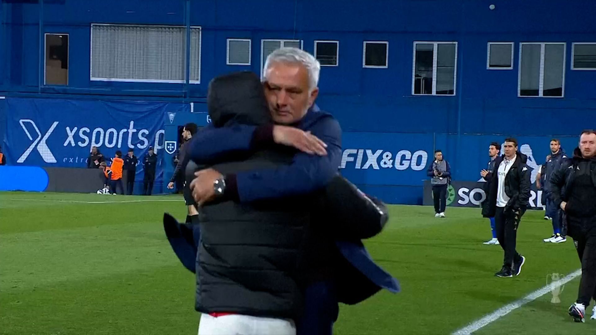 José Mourinho en el último partido del Benfica en esta temporada