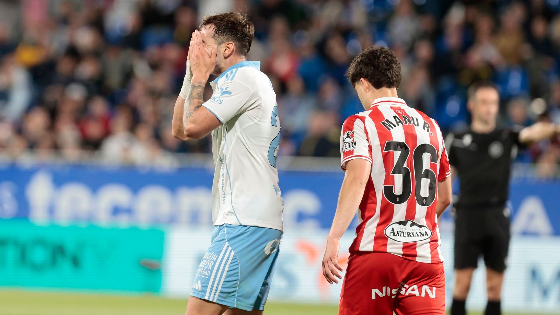 Lance del Real Zaragoza - Sporting.