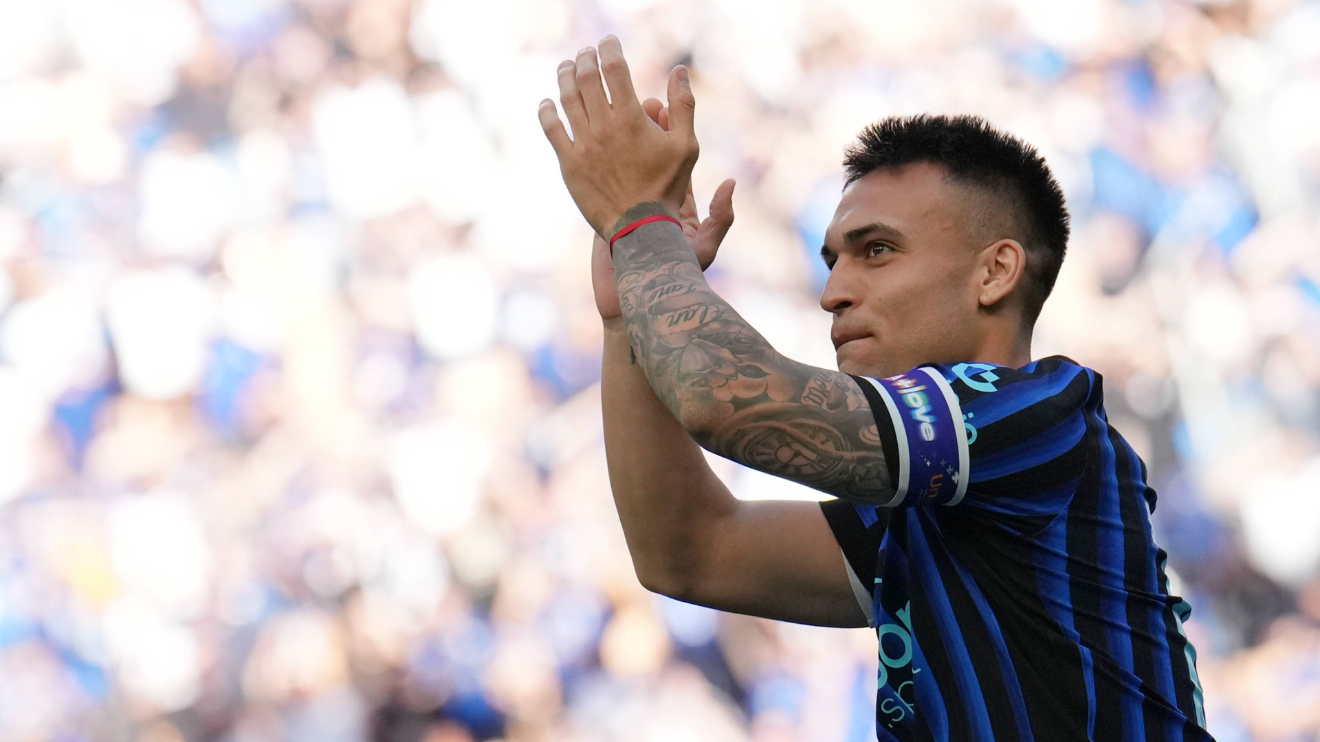 Lautaro Martínez celebra un gol con el Inter Lautaro Martínez celebra un gol con el Inter