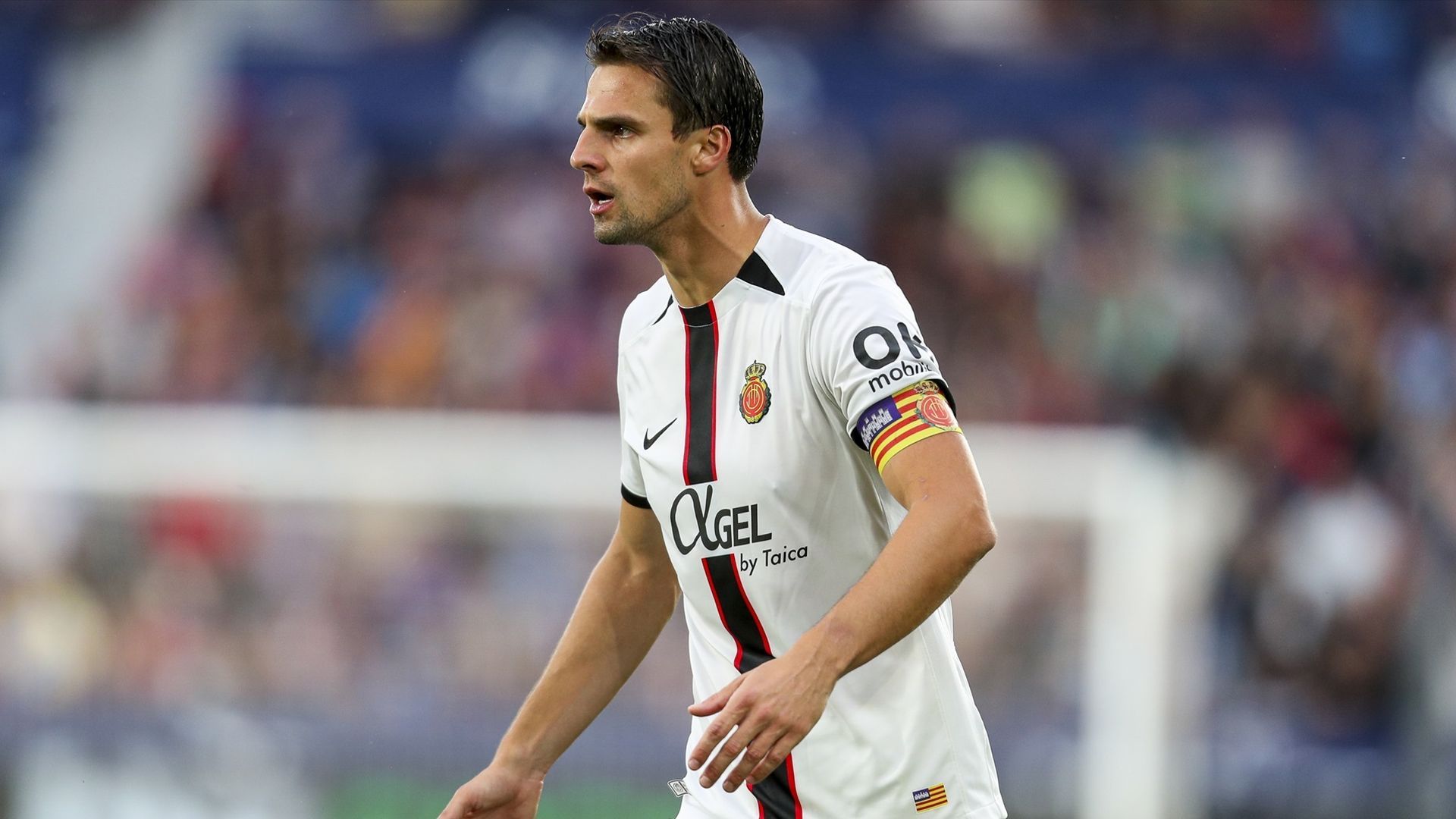 Martin Valjent durante un partido del Mallorca esta temporada Martin Valjent durante un partido del Mallorca esta temporada