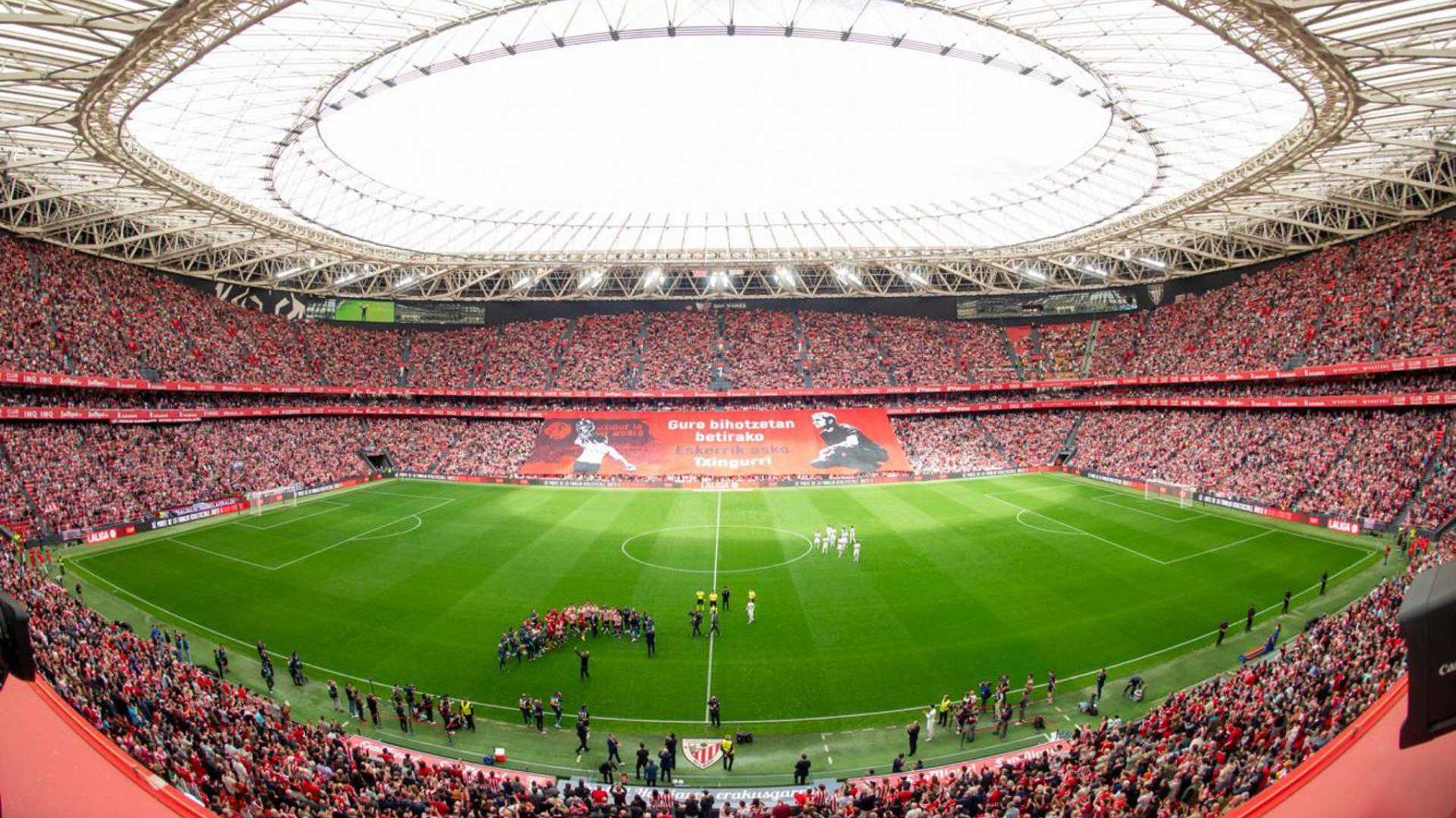 San Mamés, en la previa del Athletic-Valencia San Mamés, en la previa del Athletic-Valencia