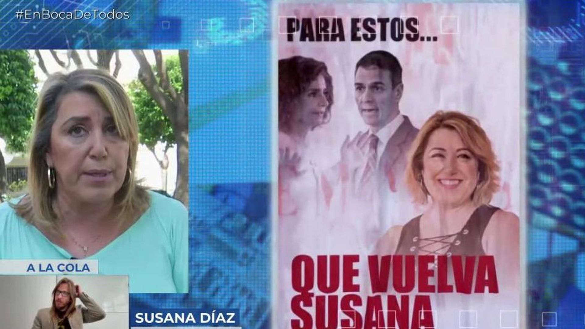 Susana Díaz reacciona a la campaña que pide su vuelta en Andalucía: “Es una estrategia del adversario”