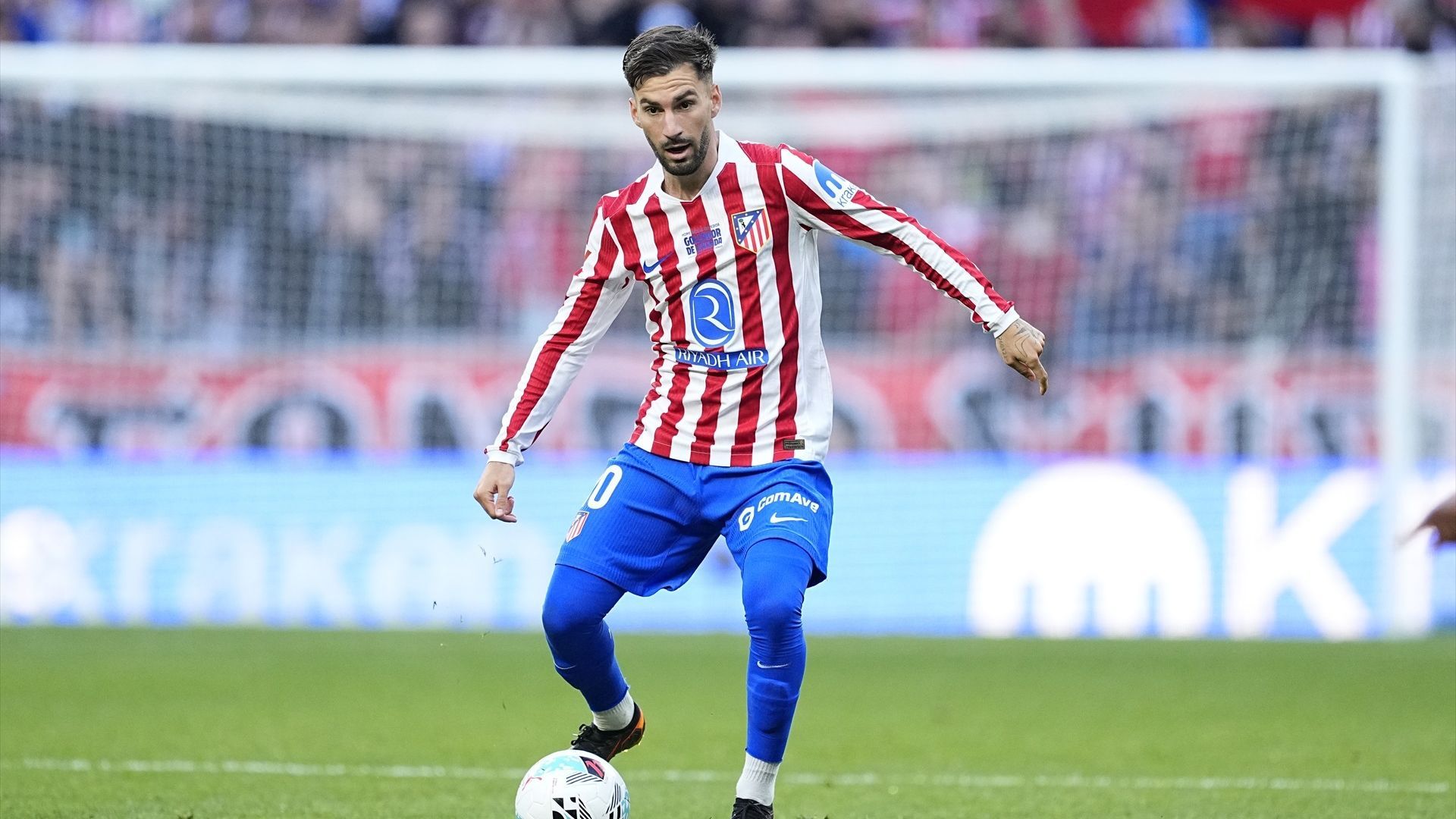 Álex Baena durante un partido del Atlético de Madrid esta temporada Álex Baena durante un partido del Atlético de Madrid esta temporada