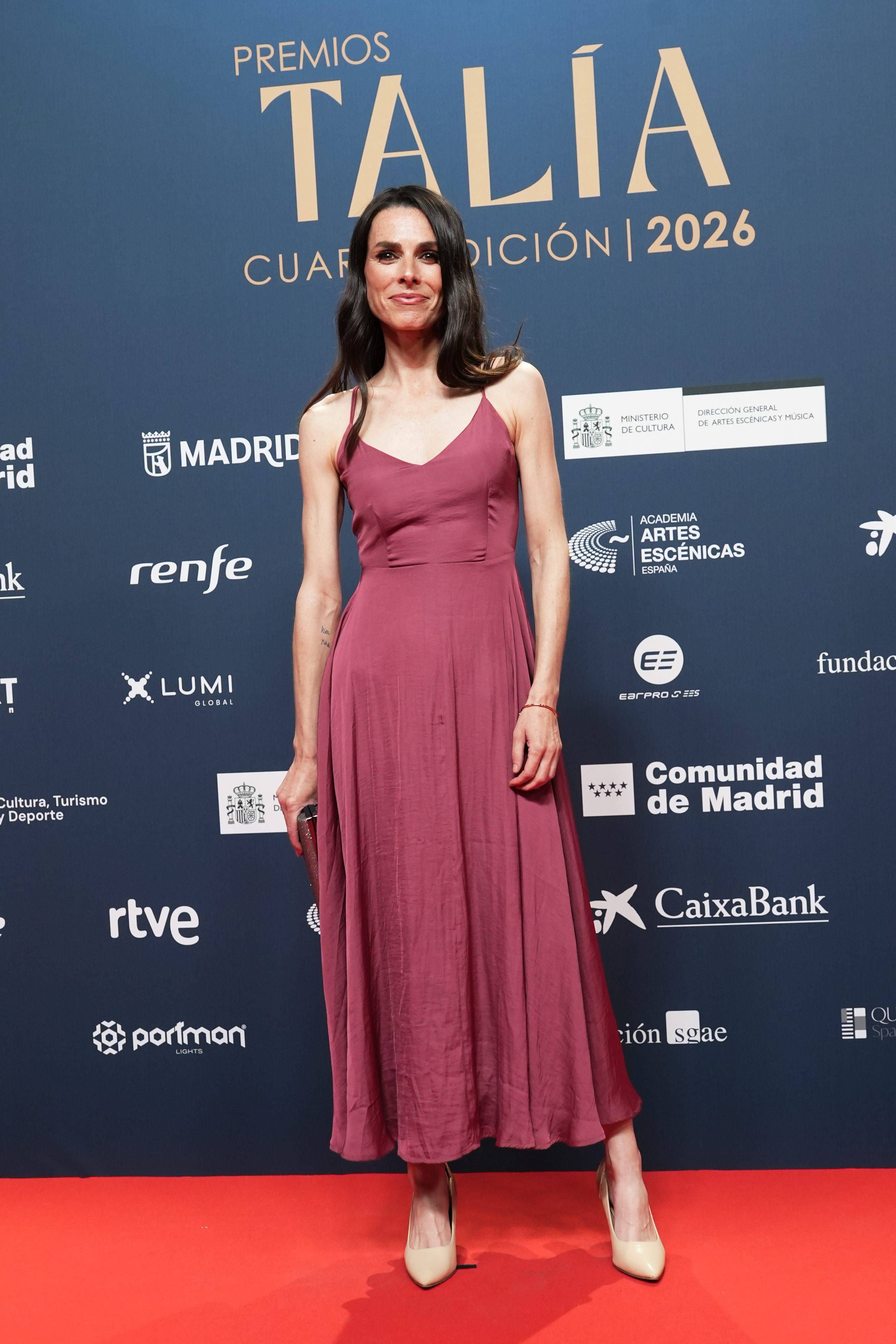 Begoña Maestre, en la alfombra roja de los Premios Talía 2026