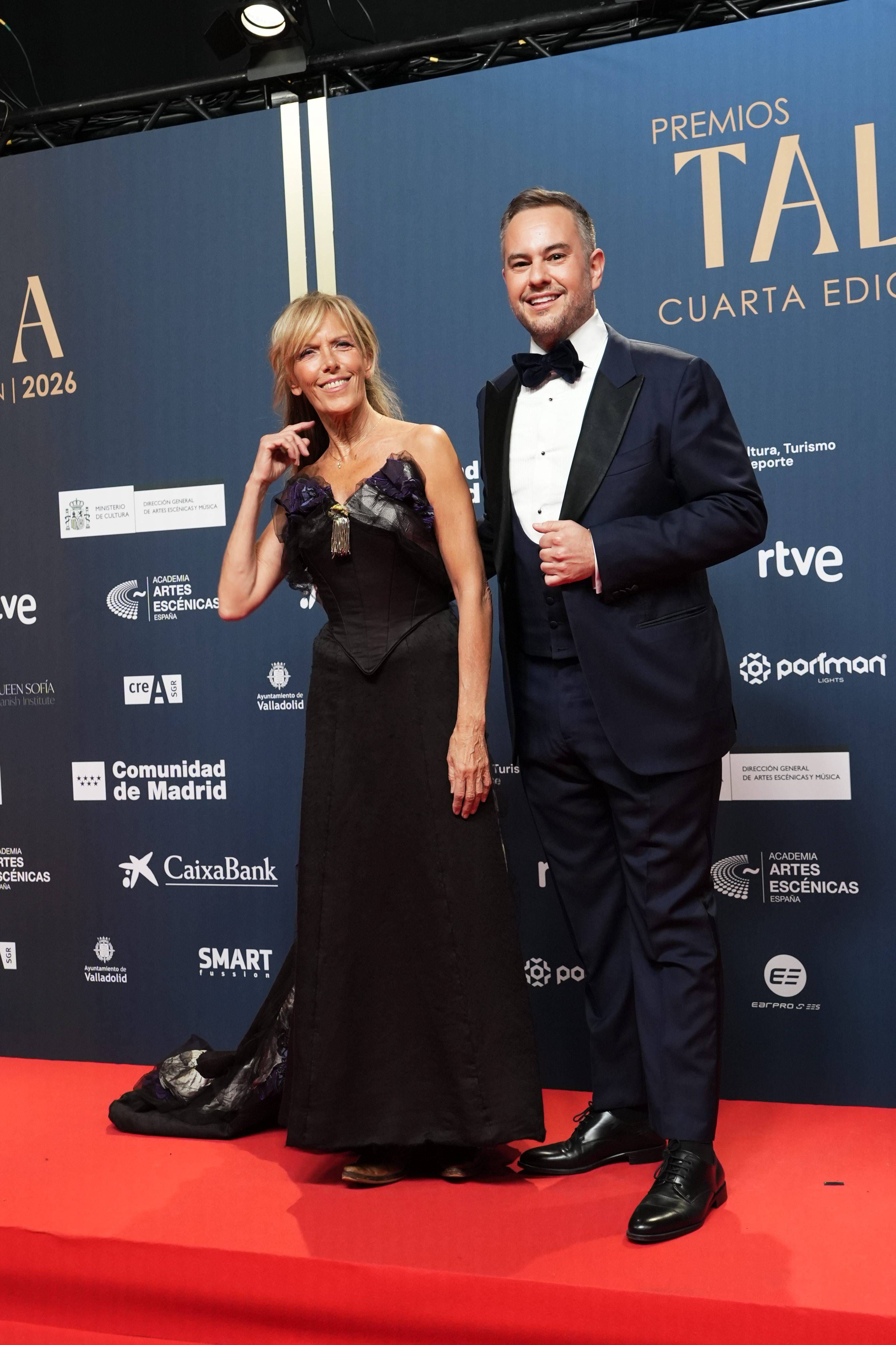 Carmen Conesa y Jorge Blass, en la alfombra roja de los Premios Talía 2026