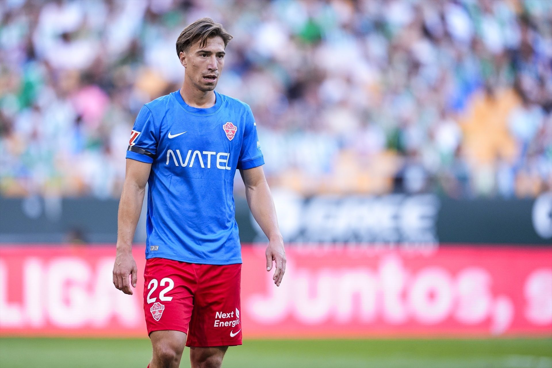 David Affengruber durante un partido del Elche esta temporada