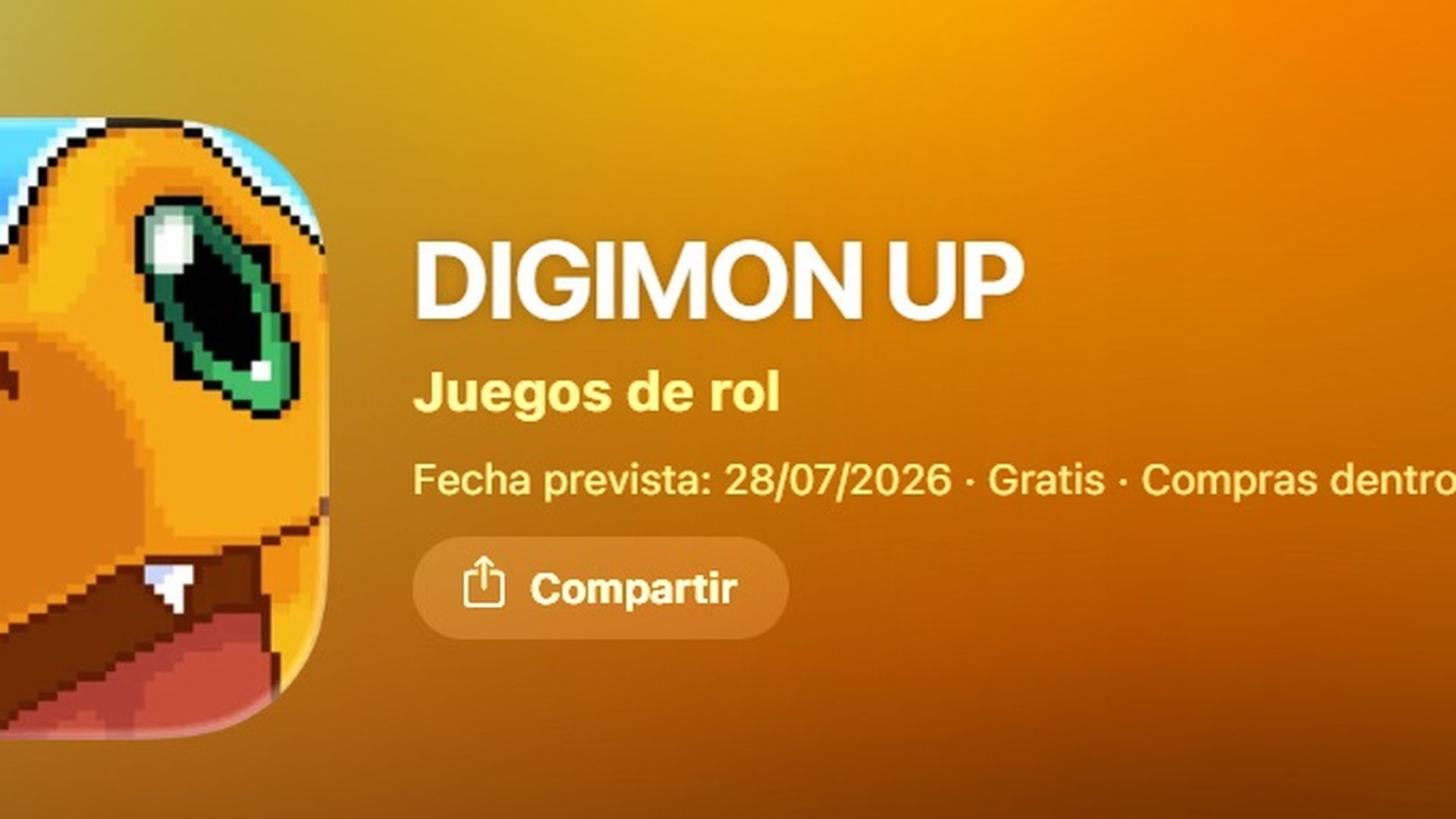Digimon Up desde la App Store