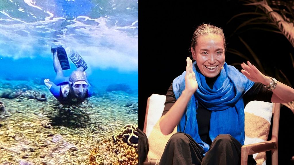 Entrevista con Ai Futaki, documentalista, récord Guinness de apnea y fotógrafa del mar