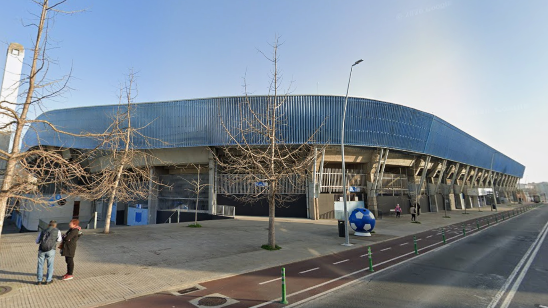 Exteriores del estadio de Riazor