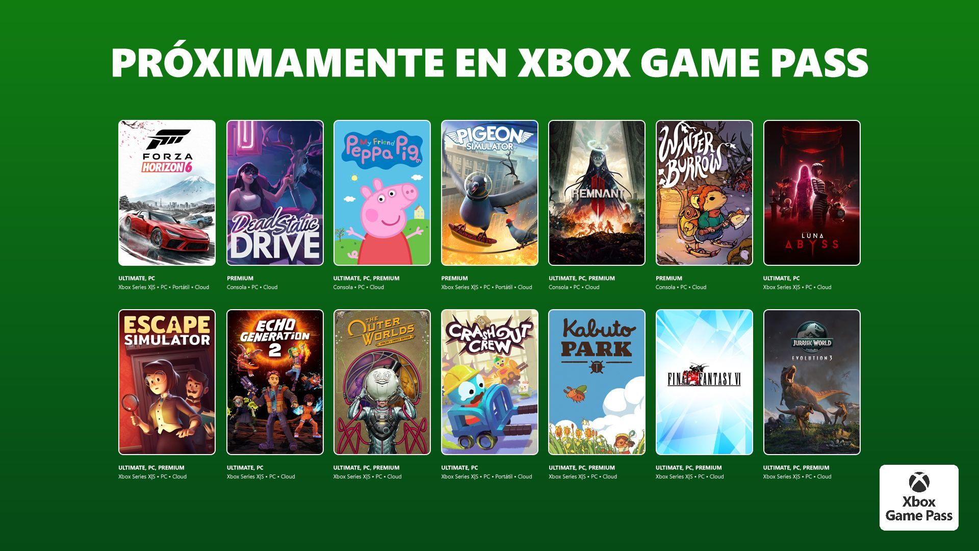 Forza Horizon 6 debuta junto a otros títulos en Xbox Game Pass