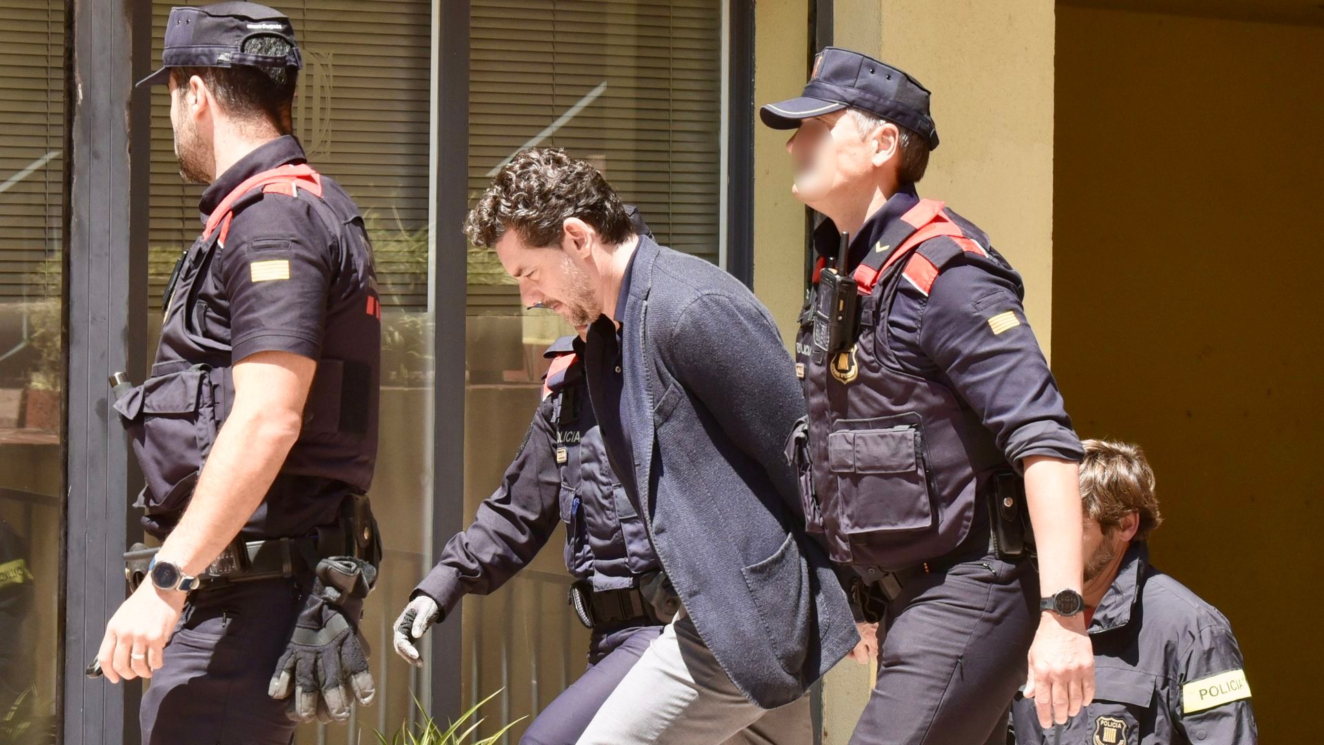 Jonathan Andic, el hijo del fundador de Mango, a su llegada al Juzgado de Instrucción 5 de Martorell