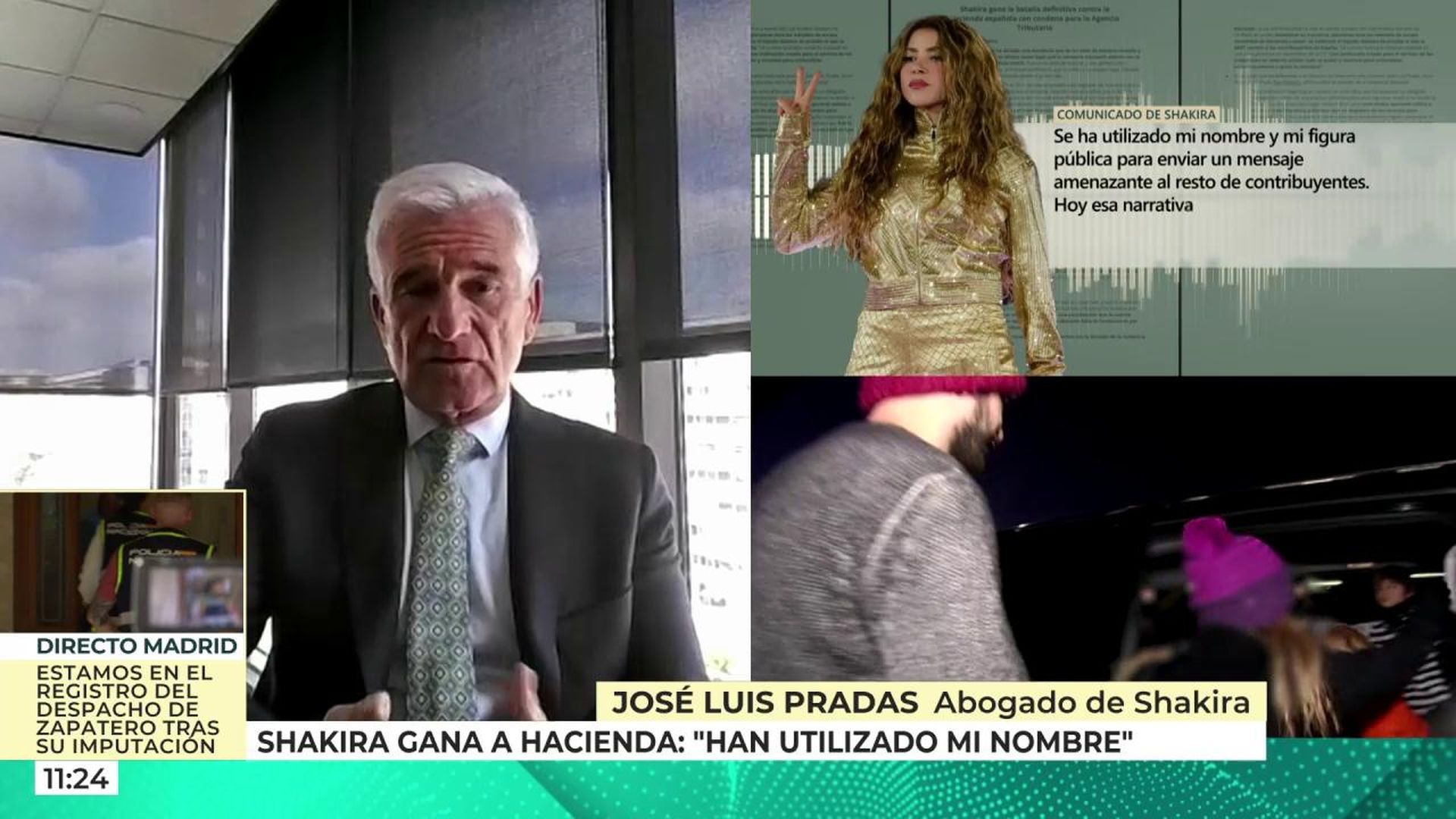 Josñe Luis Pradas, abogado de Shakira
