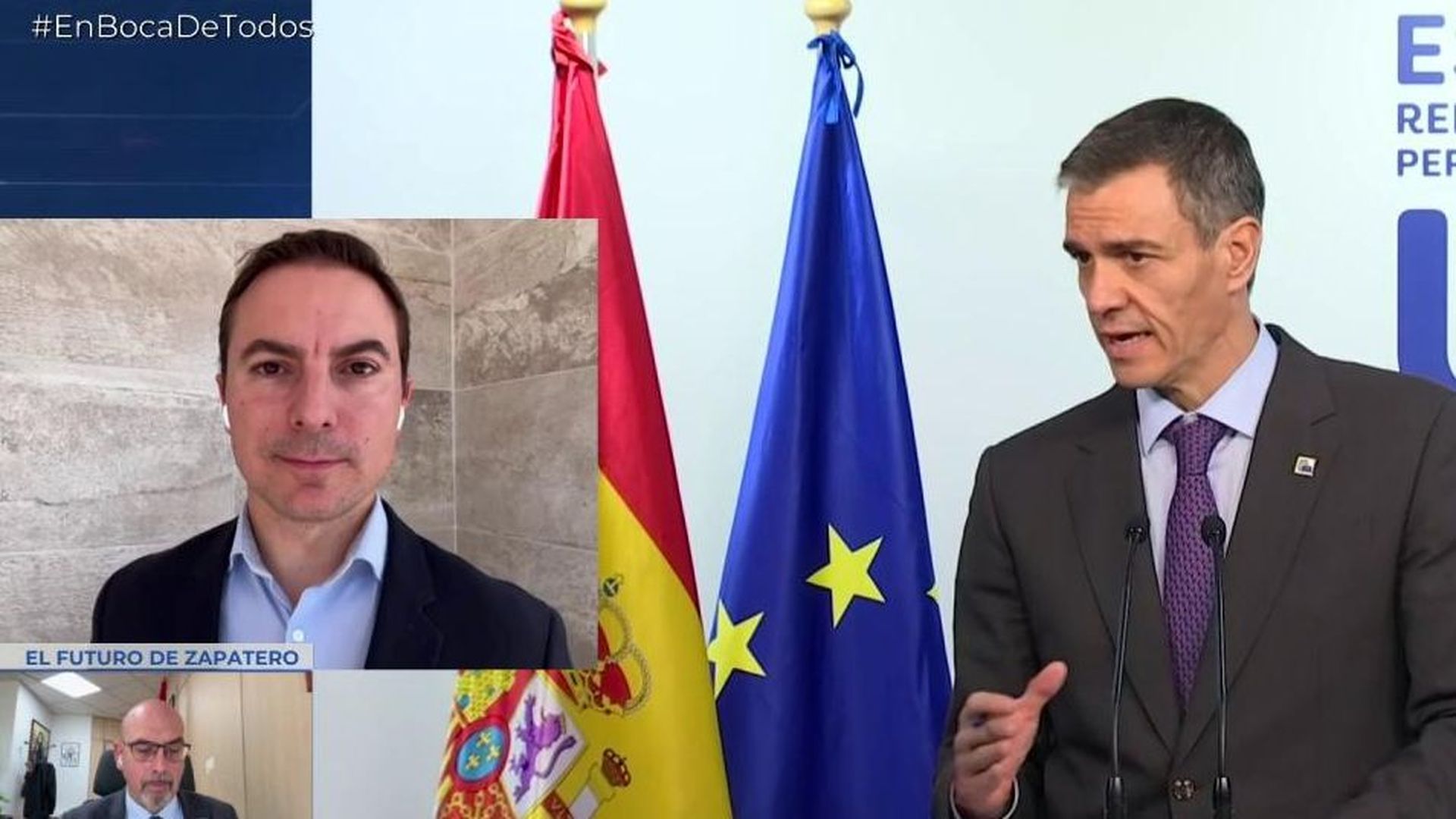Juan Lobato, senador del PSOE de Madrid, sobre la imputación de José Luis Rodríguez Zapatero: " “Es un palo duro, para una persona socialista"