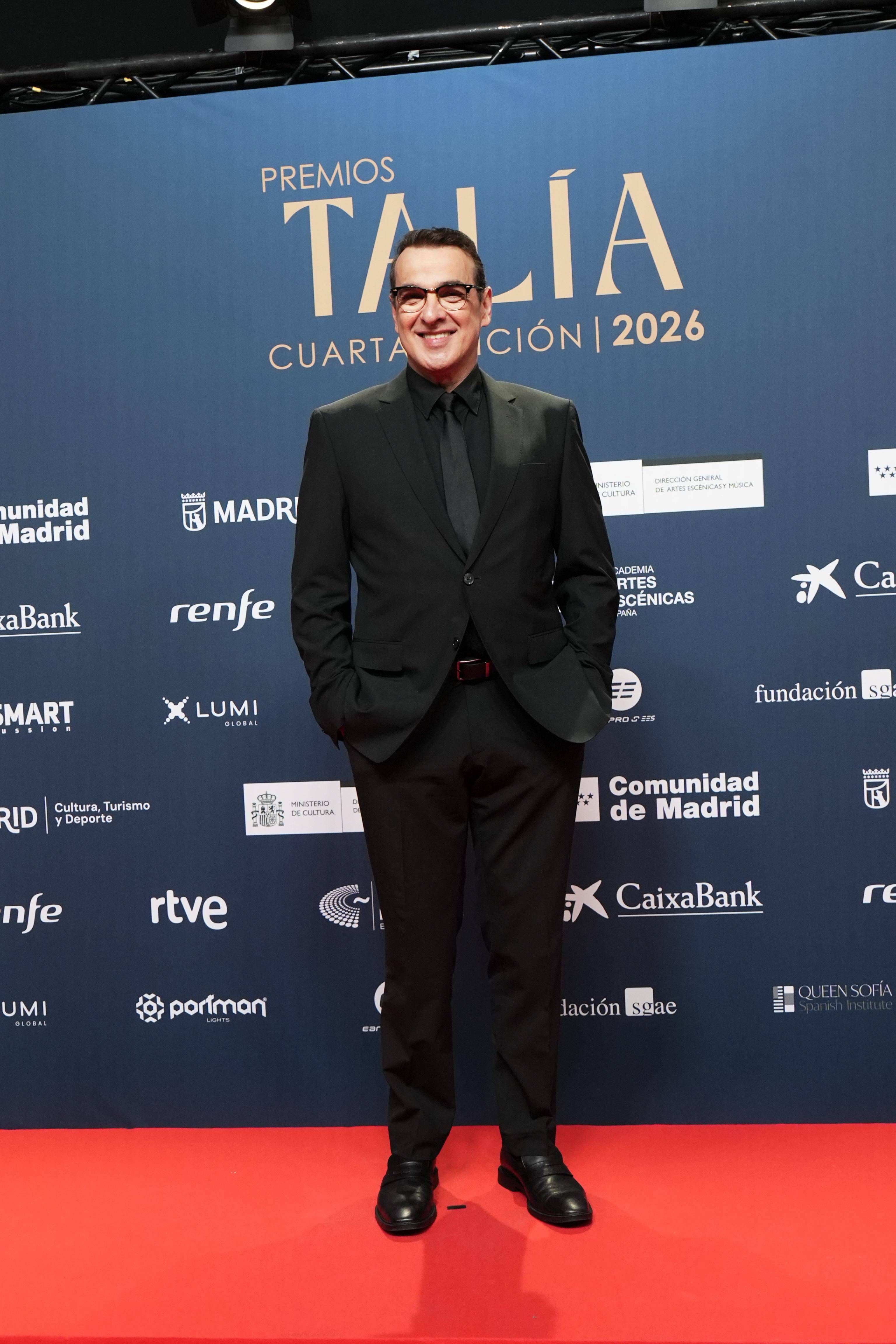 Luis Merlo, en la alfombra roja de los Premios Talía 2026