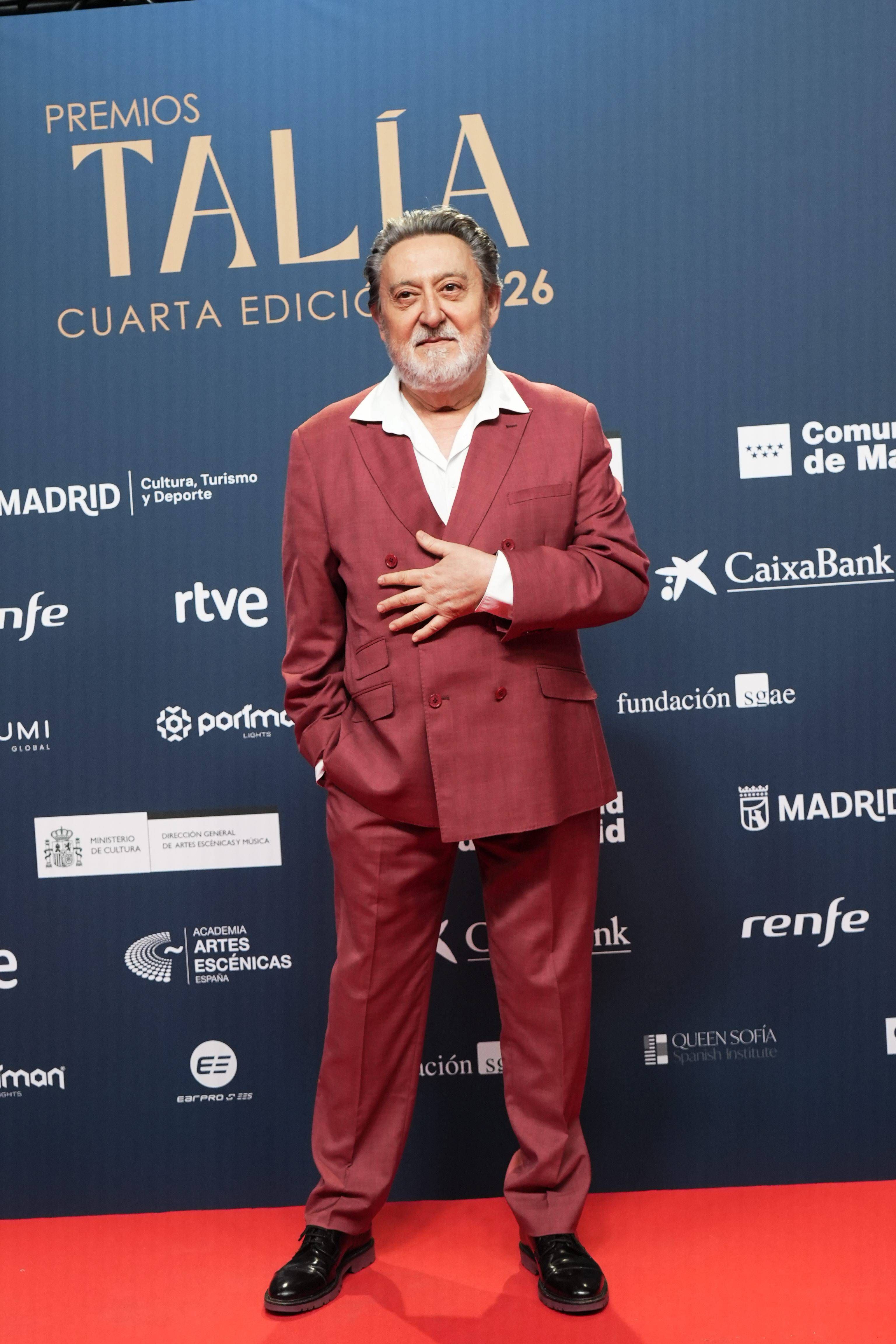 Mariano Peña, en la alfombra roja de los Premios Talía 2026