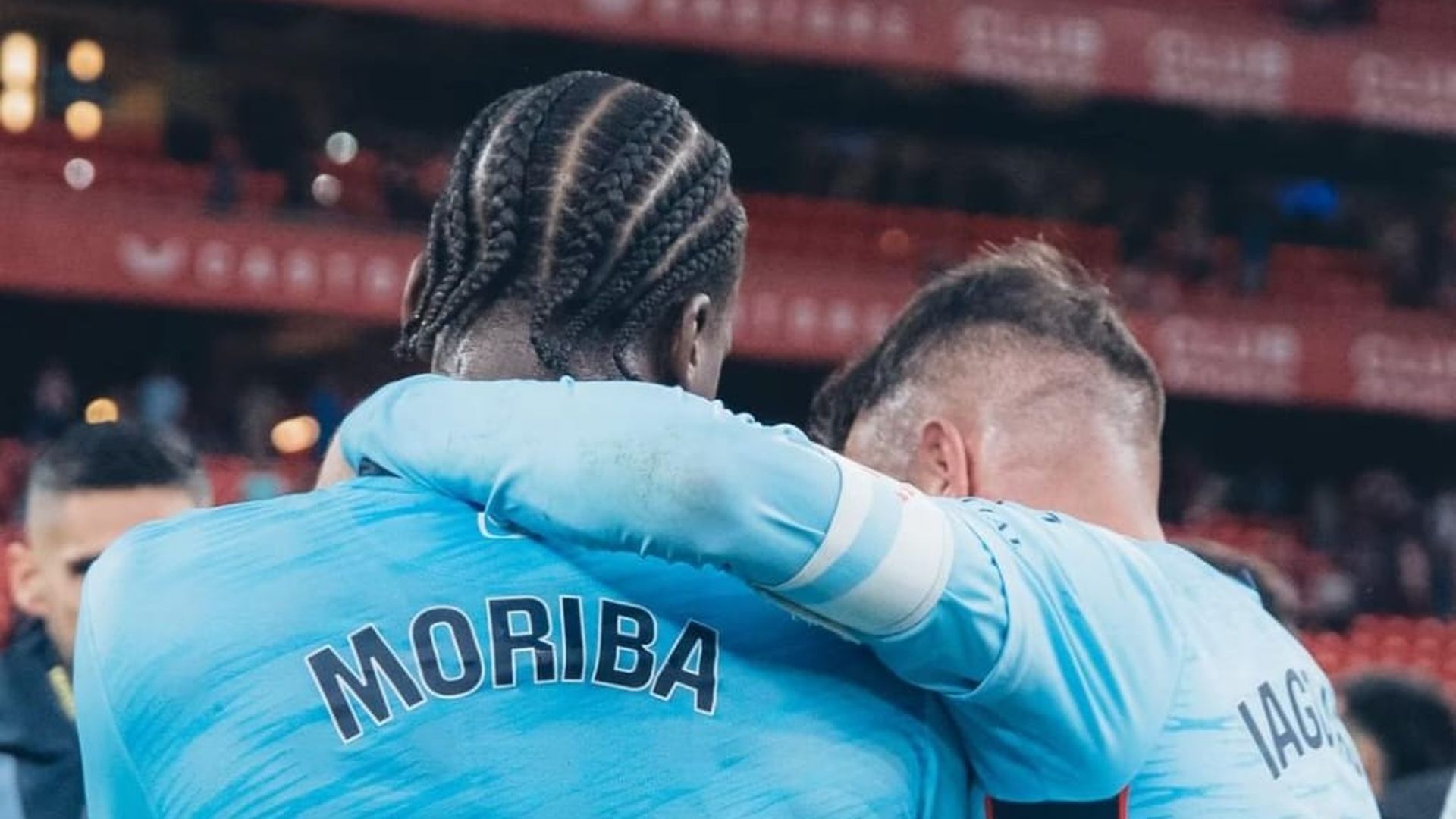 Mensaje de Ilaix Moriba a Aspas