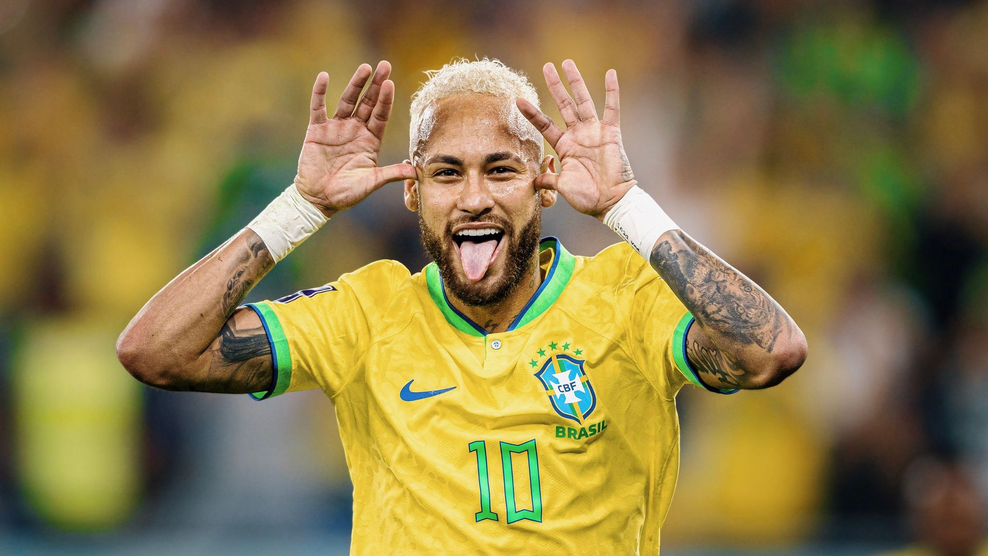 Neymar con Brasil