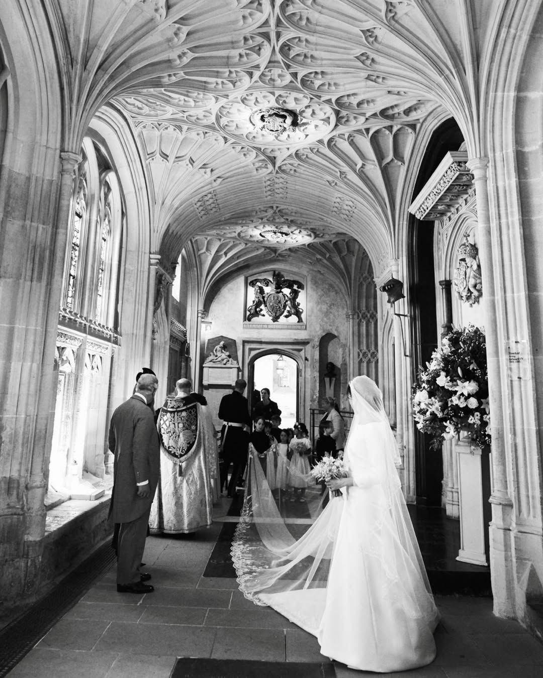 El príncipe Harry y Meghan Markle, en una imagen inédita de su boda