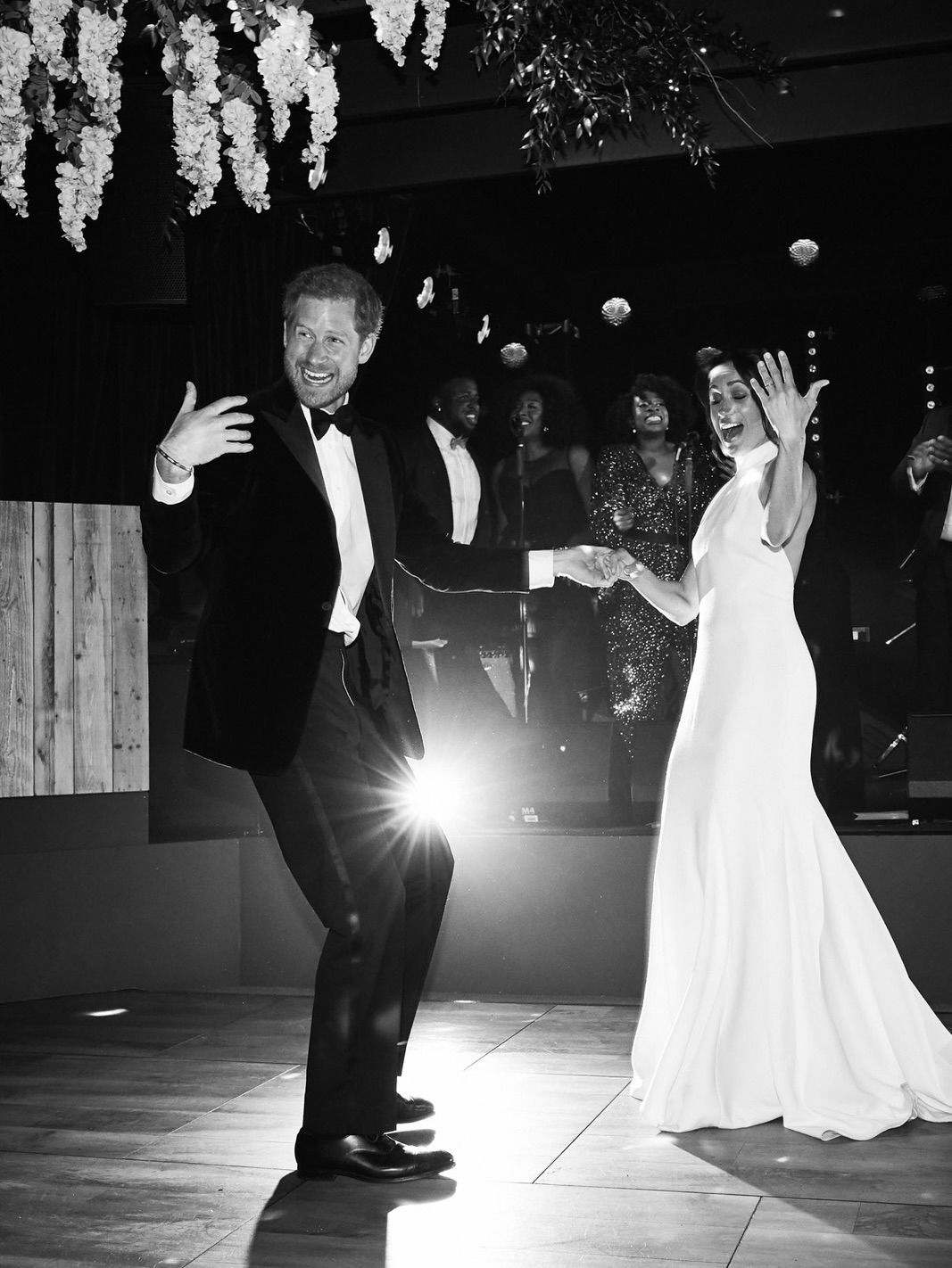 El príncipe Harry y Meghan Markle, en el baile nupcial