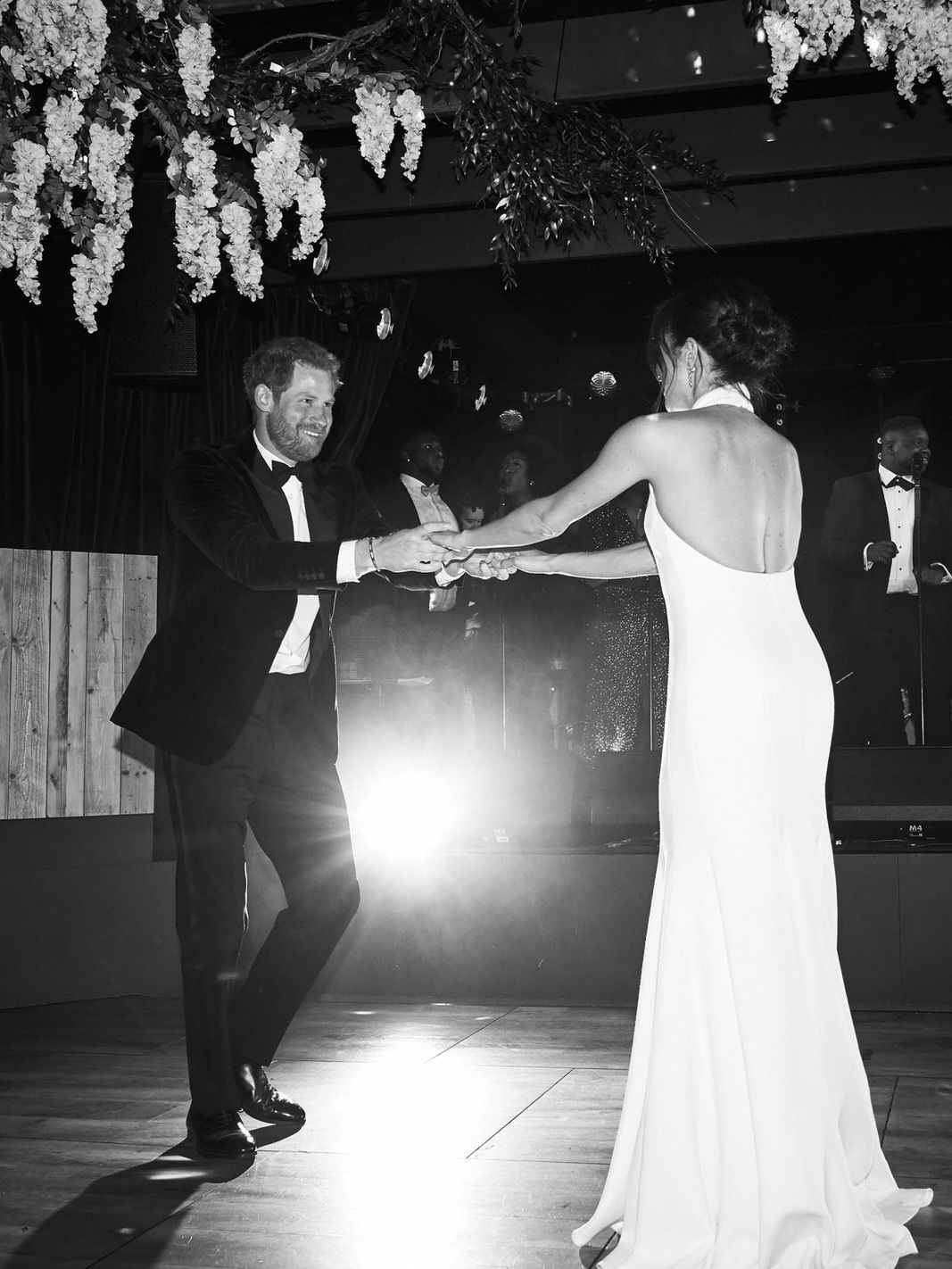 El príncipe Harry y Meghan Markle, en el baile nupcial