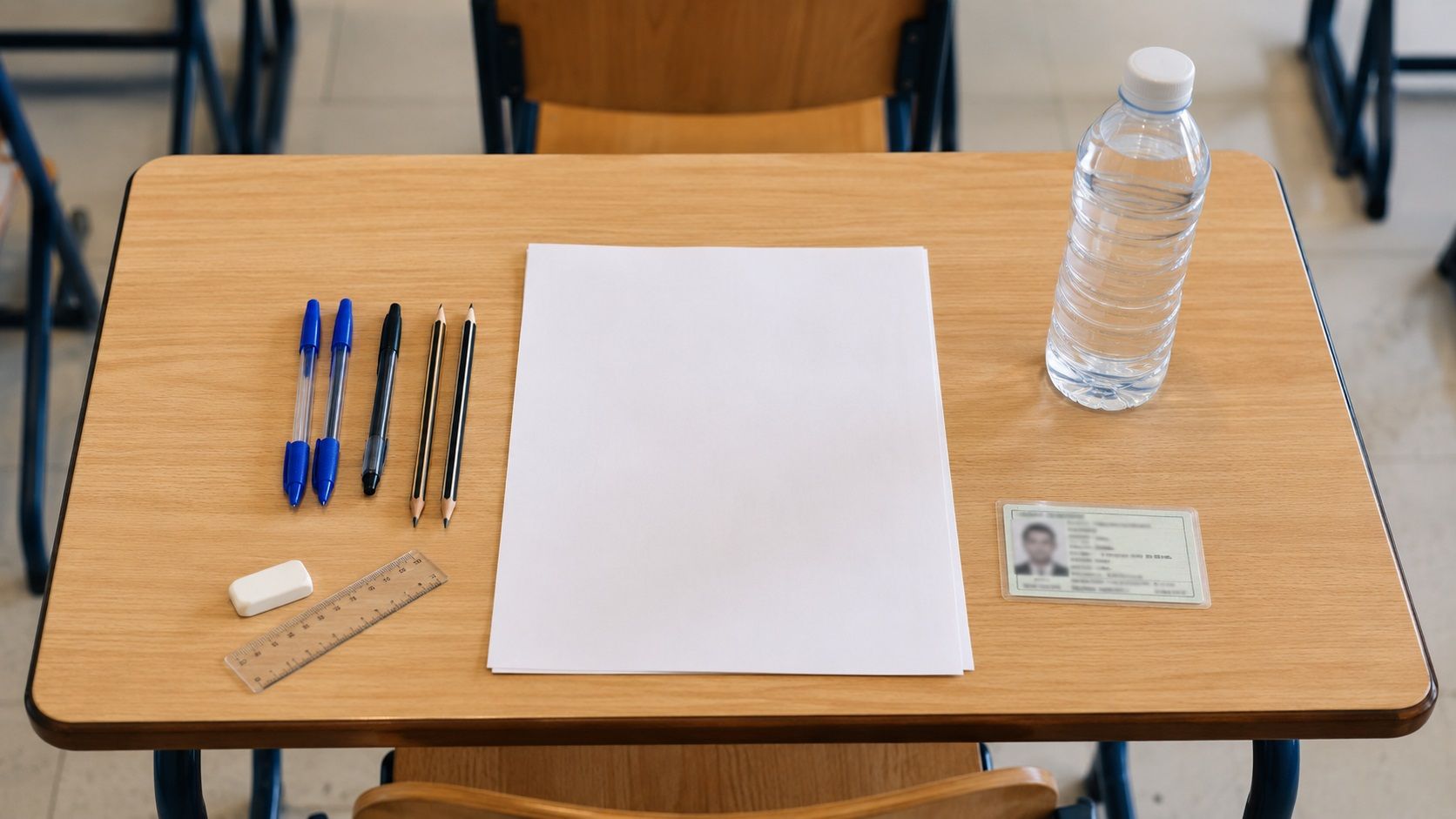 Artículos permitidos en el examen de la PAU