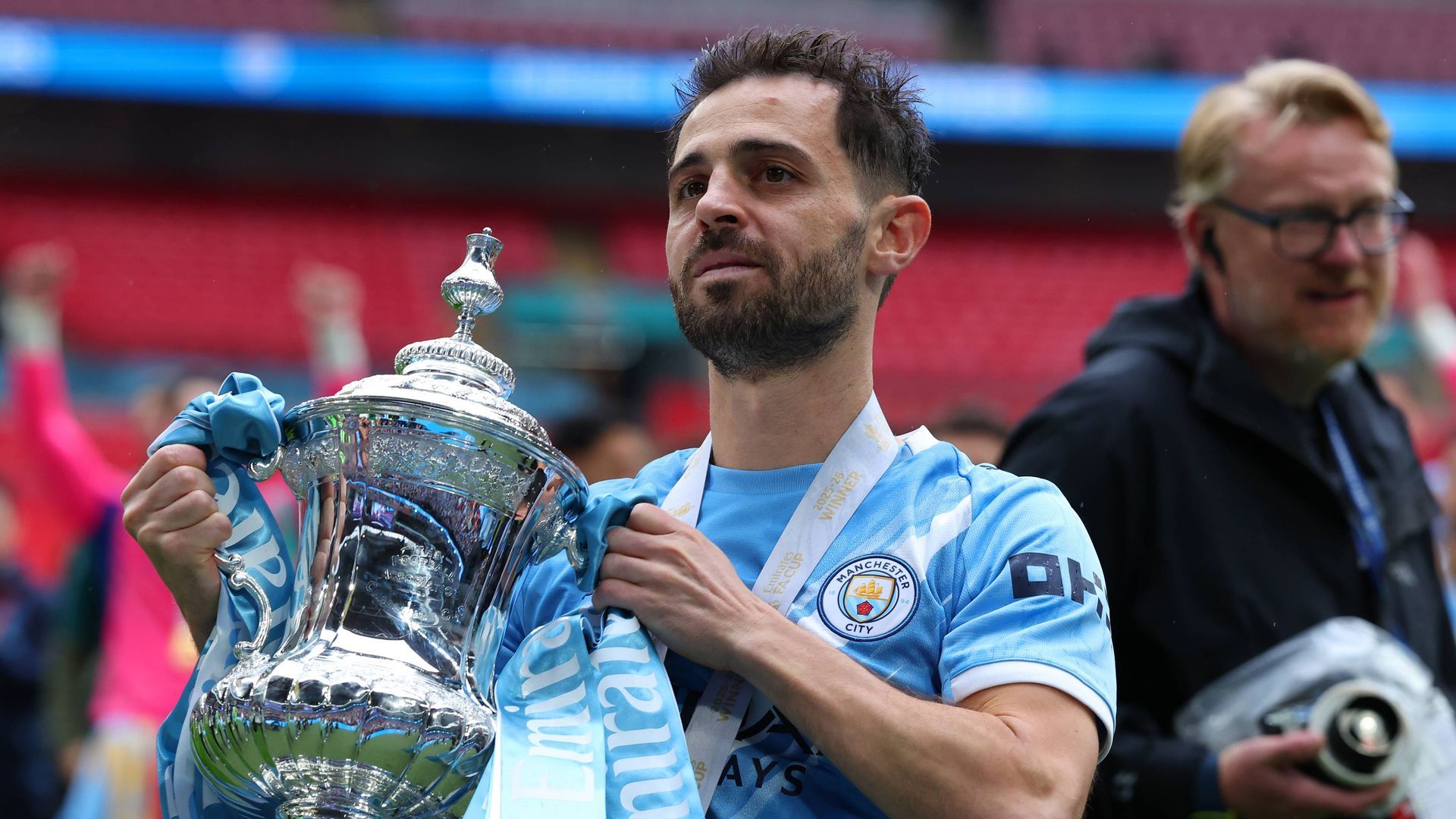 Bernardo Silva, campeón de la FA Cup con el Manchester City Bernardo Silva, campeón de la FA Cup con el Manchester City