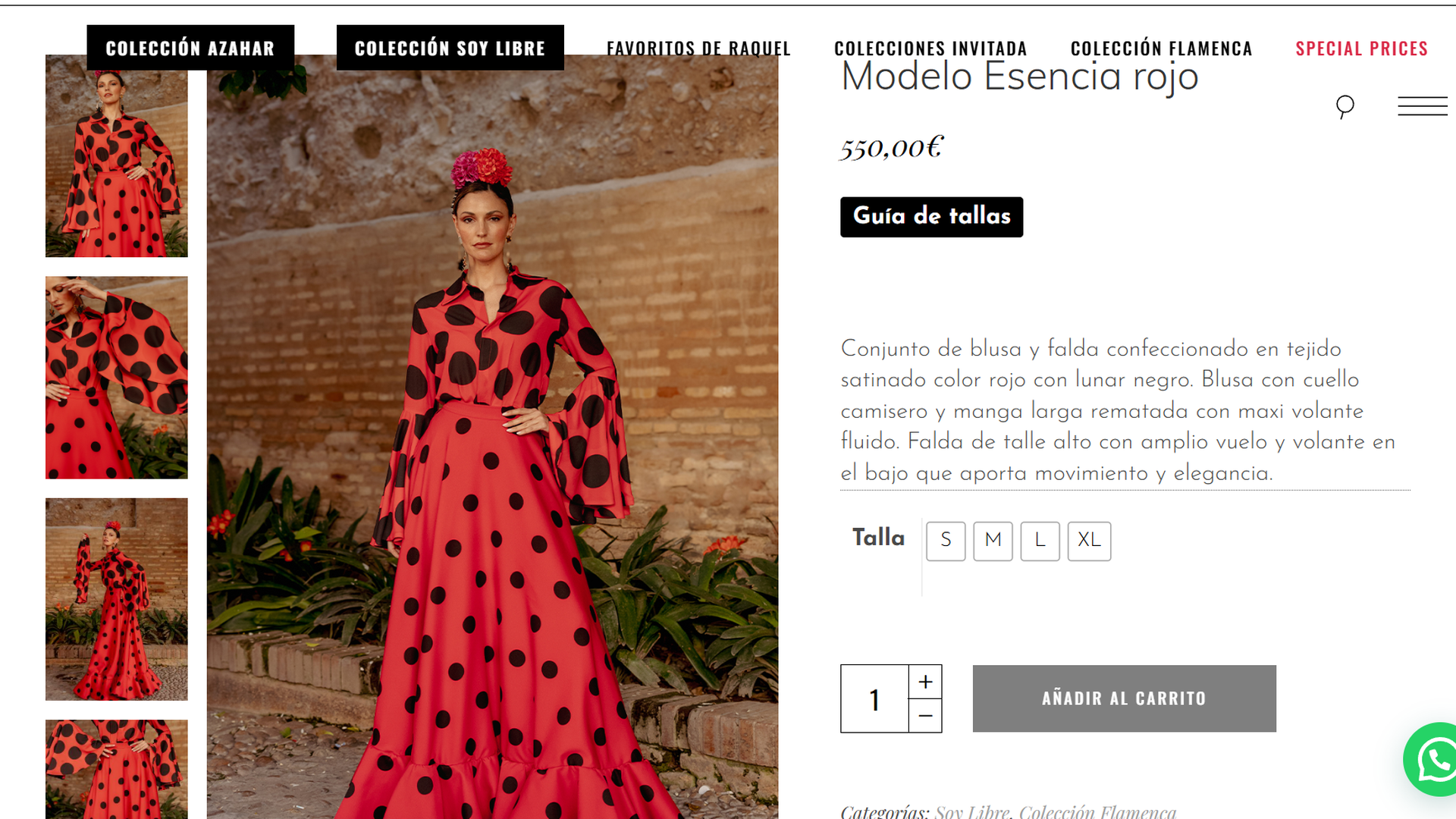 El vestido que ha llevado Raquel Bollo a El Rocío