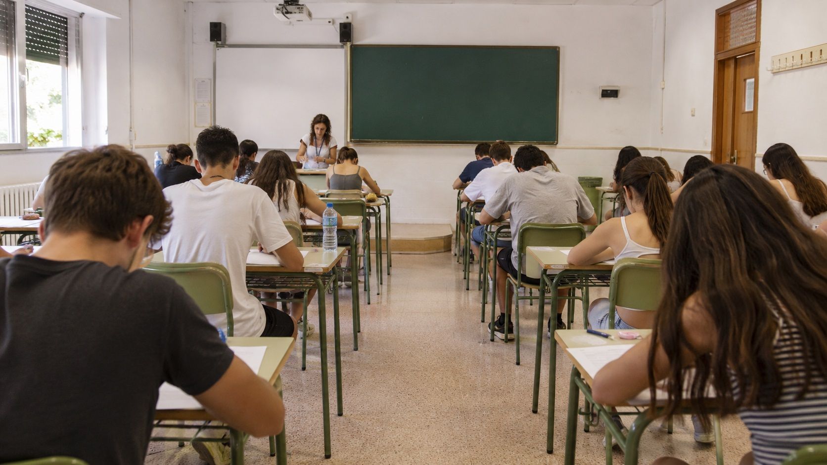 Haciendo un examen