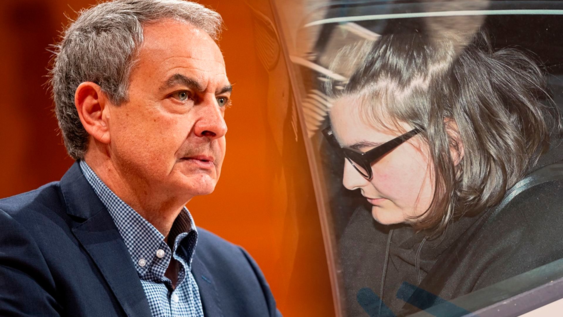 José Luis Rodríguez Zapatero y una de sus dos hijas