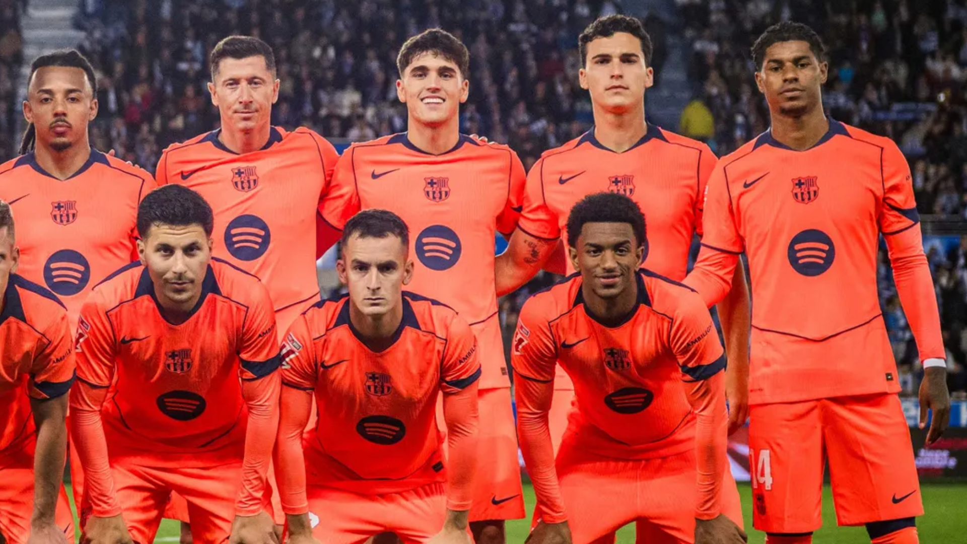 La alineación del Barcelona en el partido ante el Alavés La alineación del Barcelona en el partido ante el Alavés