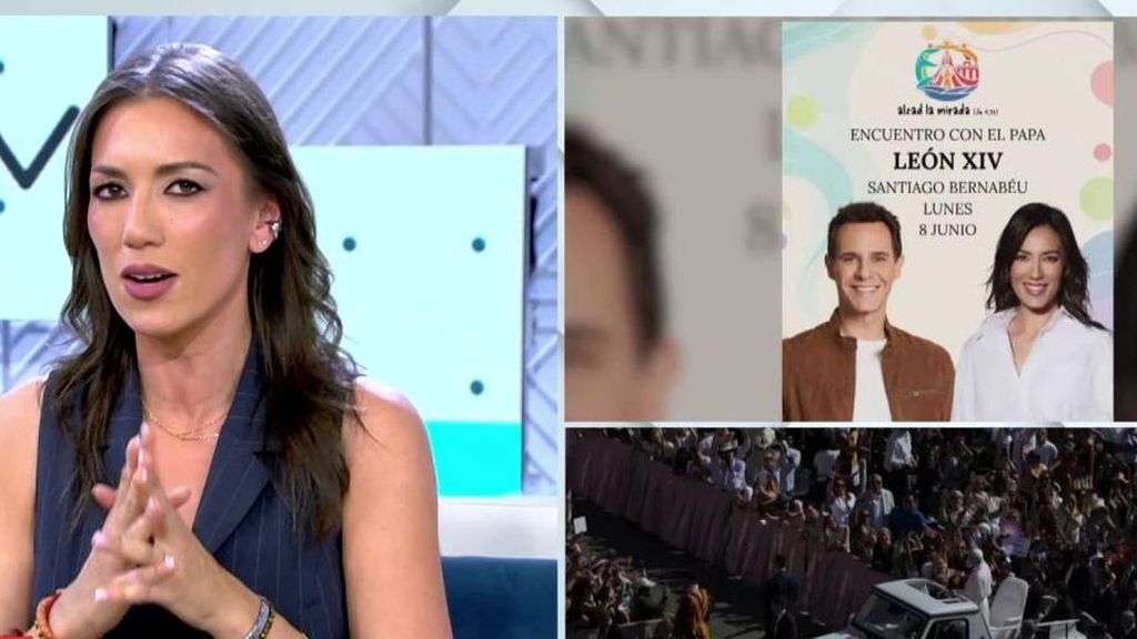 Patricia Pardo y Christian Gálvez presentarán el encuentro con el Papa: "Estamos bendecidos. Somos profundamente creyentes"