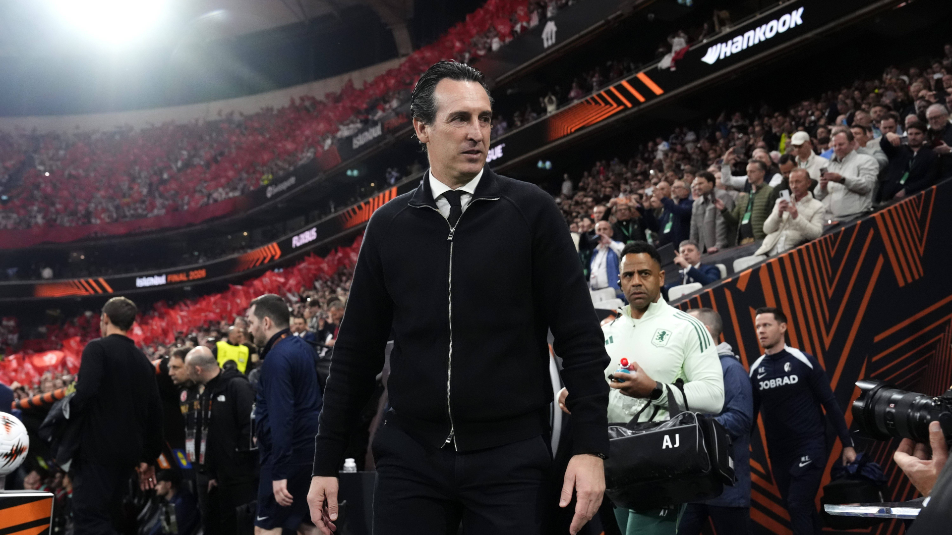 Unai Emery, en la final de la Europa League