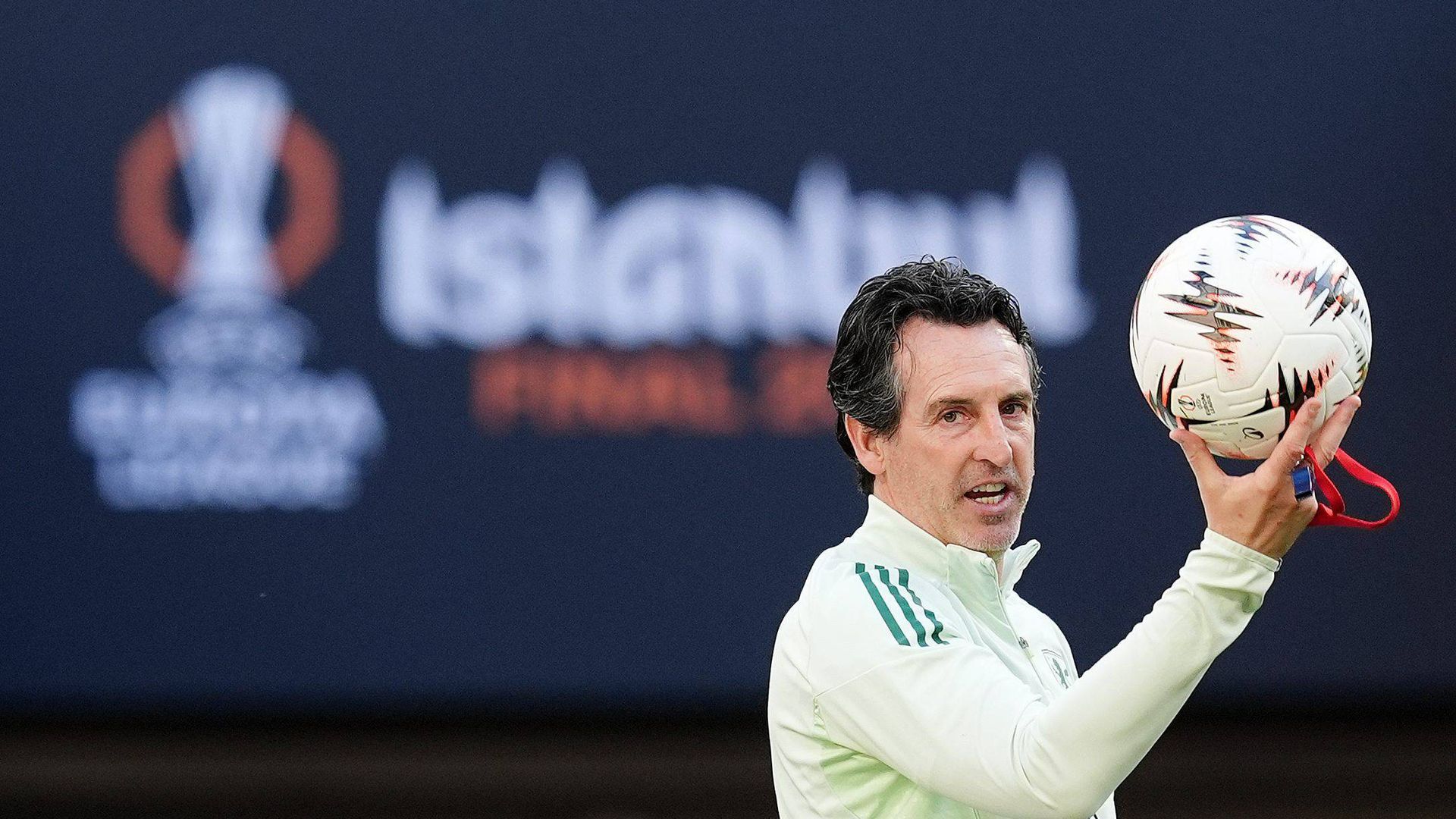Unai Emery, en la previa de la final de la Europa League Unai Emery, en la previa de la final de la Europa League