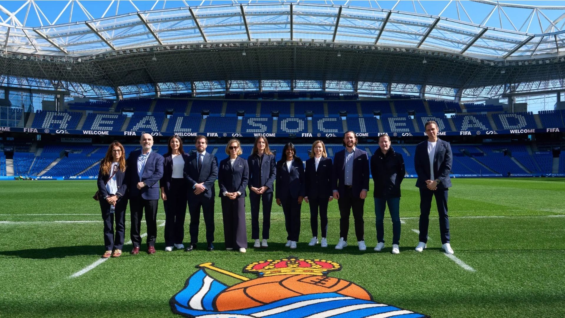 Visita de la FIFA a Anoeta.