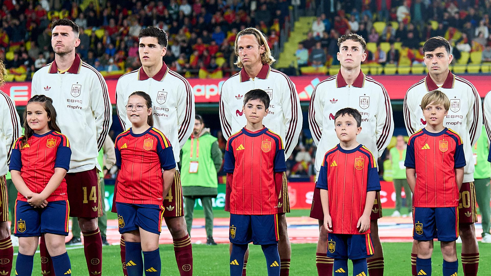 Algunos de los jugadores titulares de España en el amistoso ante Serbia Algunos de los jugadores titulares de España en el amistoso ante Serbia