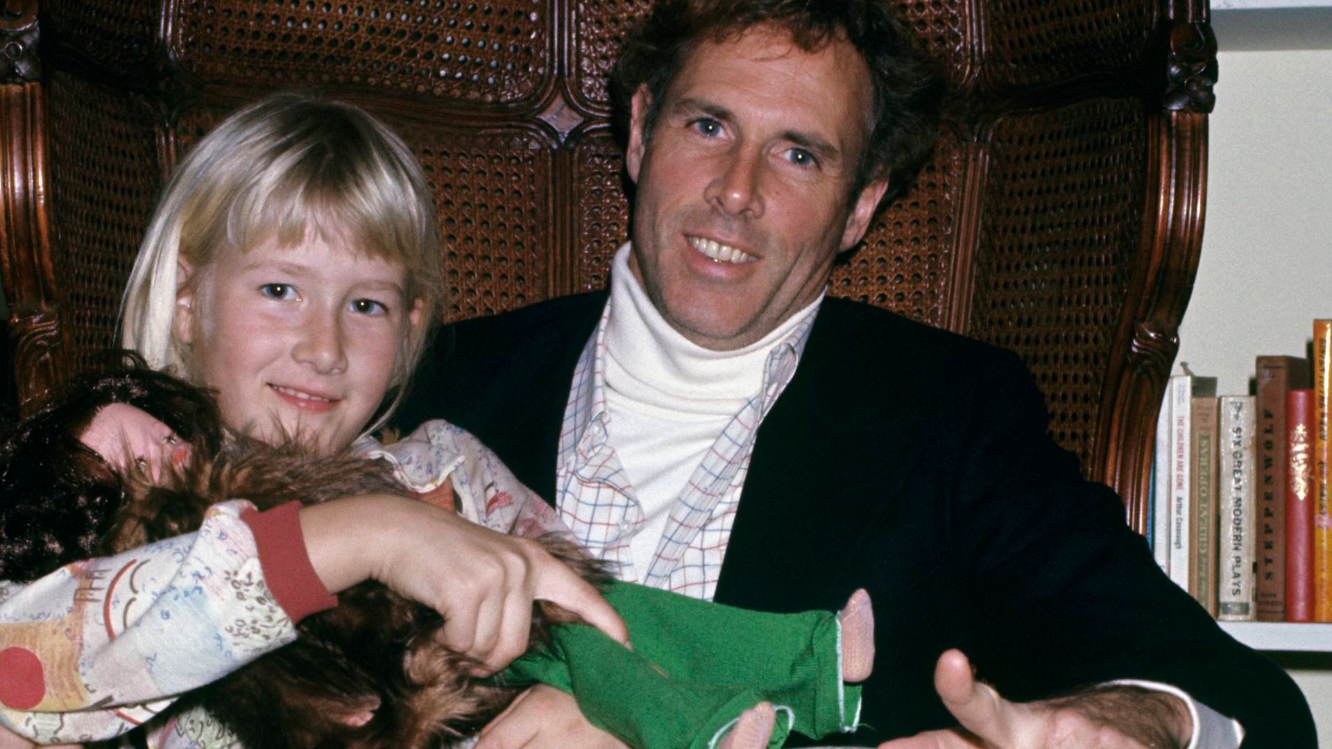 Bruce Dern con su hija Laura en los 70