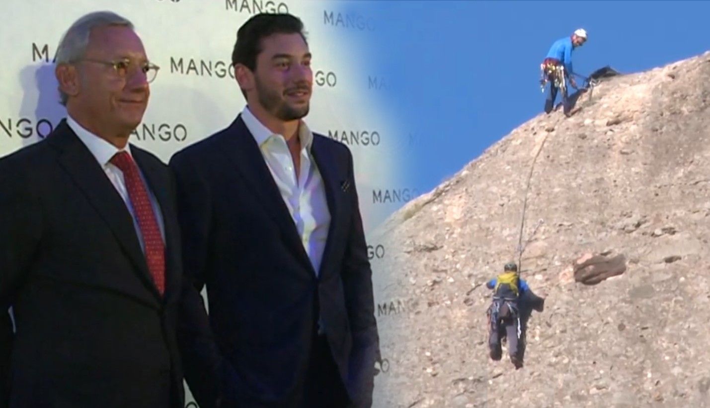 Dos escaladores vieron y asistieron a Jonathan Andic media hora después de la muerte de su padre, el fundador de Mango, en la montaña de Montserrat