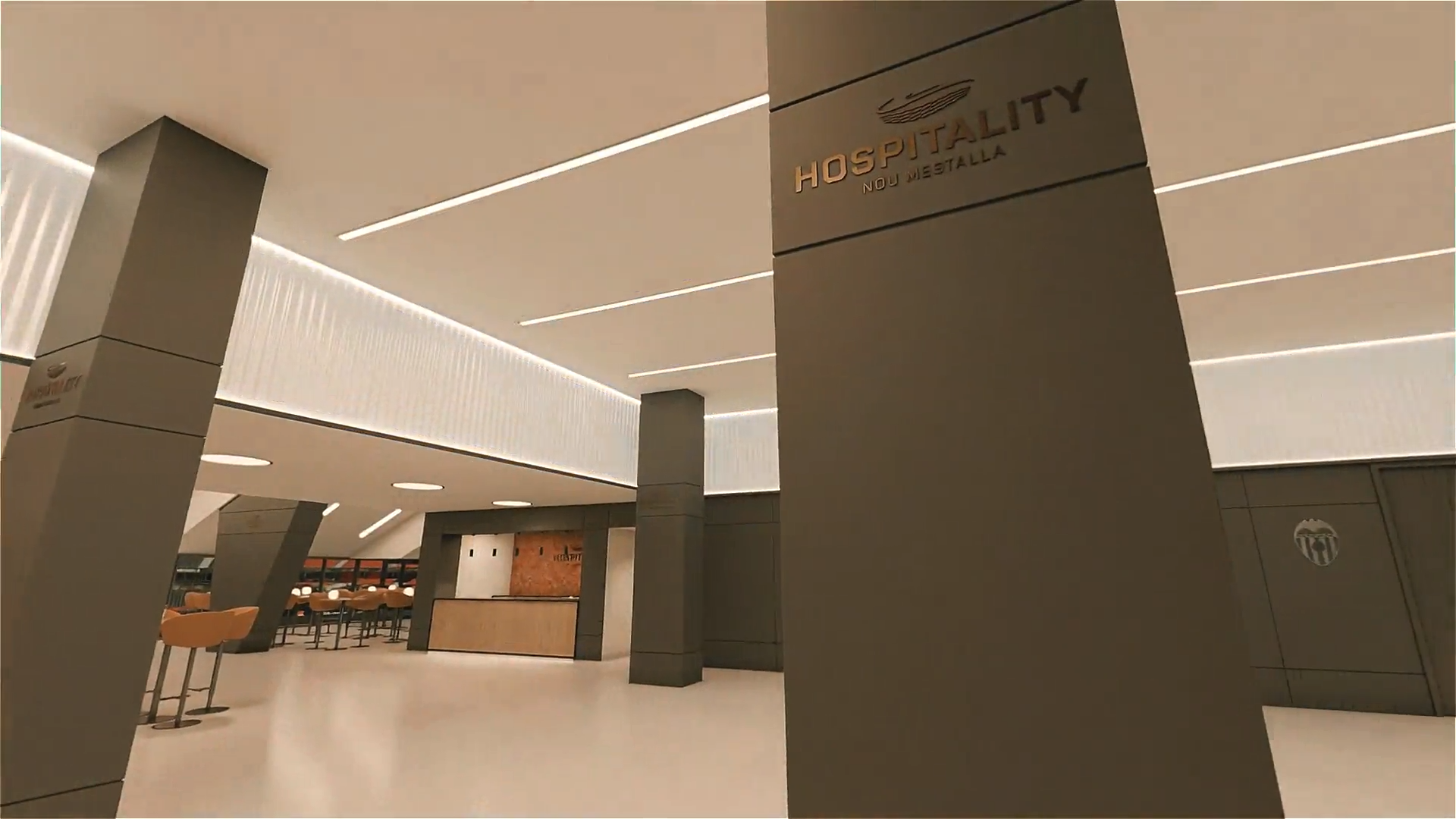 Interior del Nou Mestalla